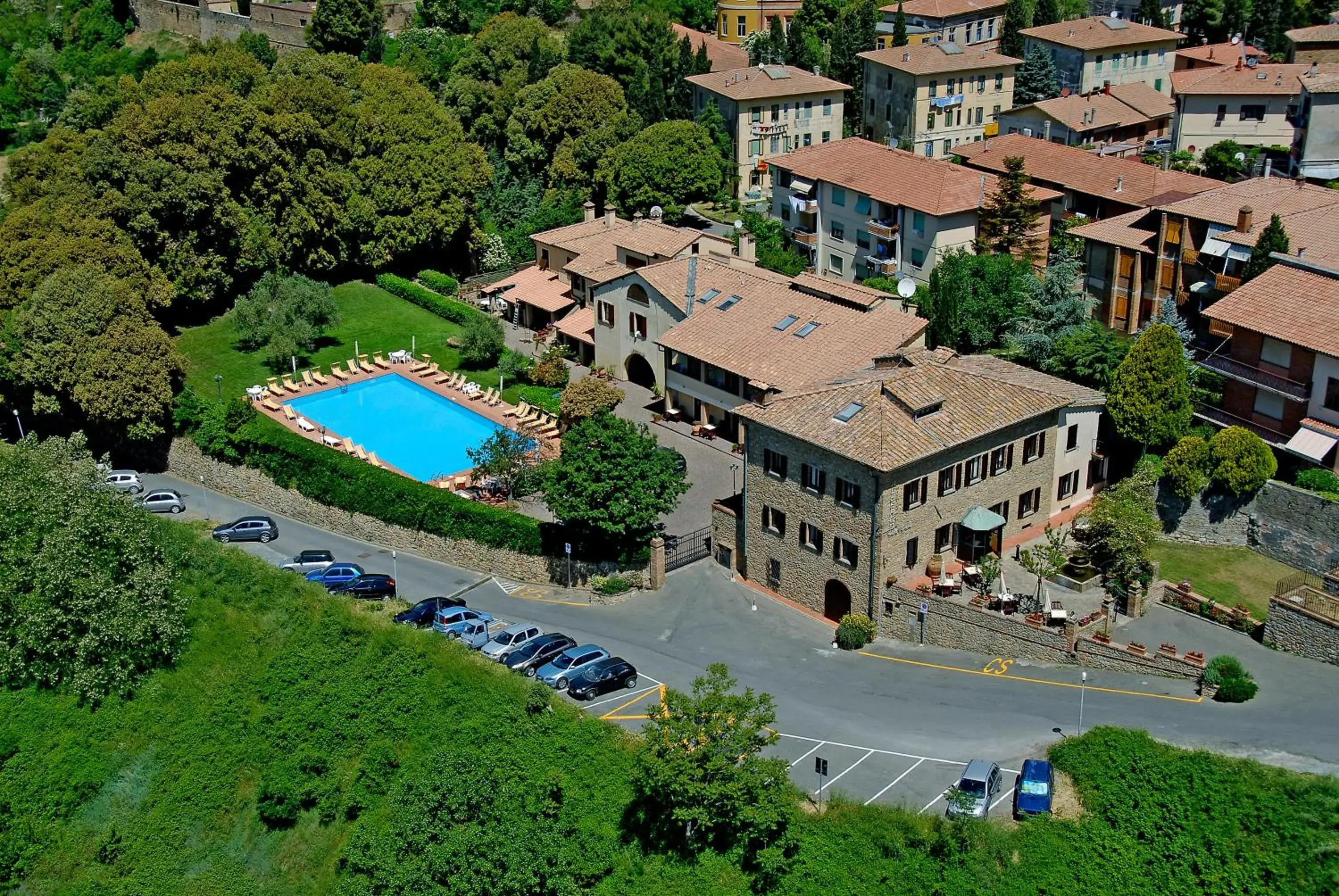 Bird's eye view in Villa Nencini