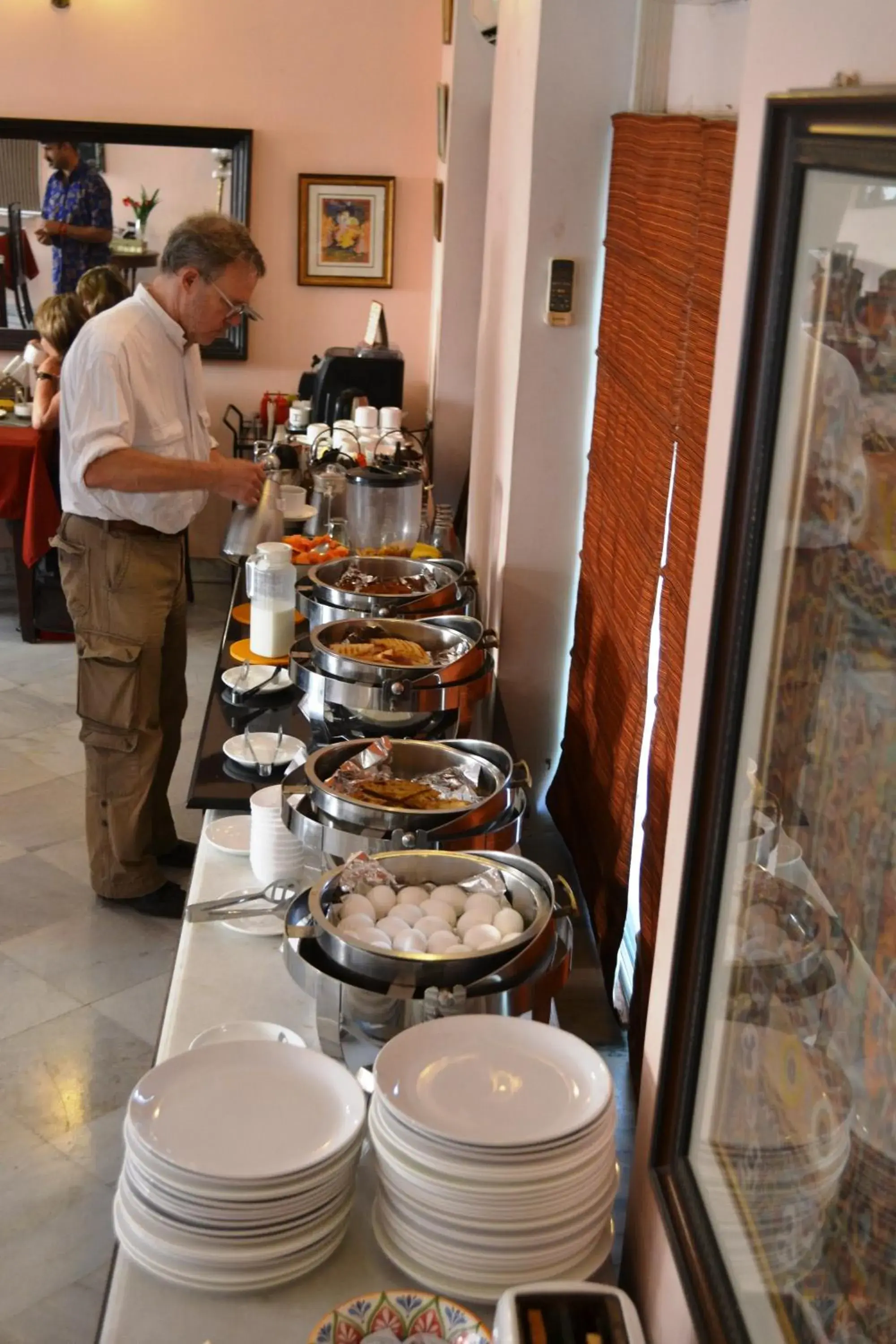 Breakfast, Restaurant/Places to Eat in Suryaa Villa Jaipur - A Boutique Heritage Haveli