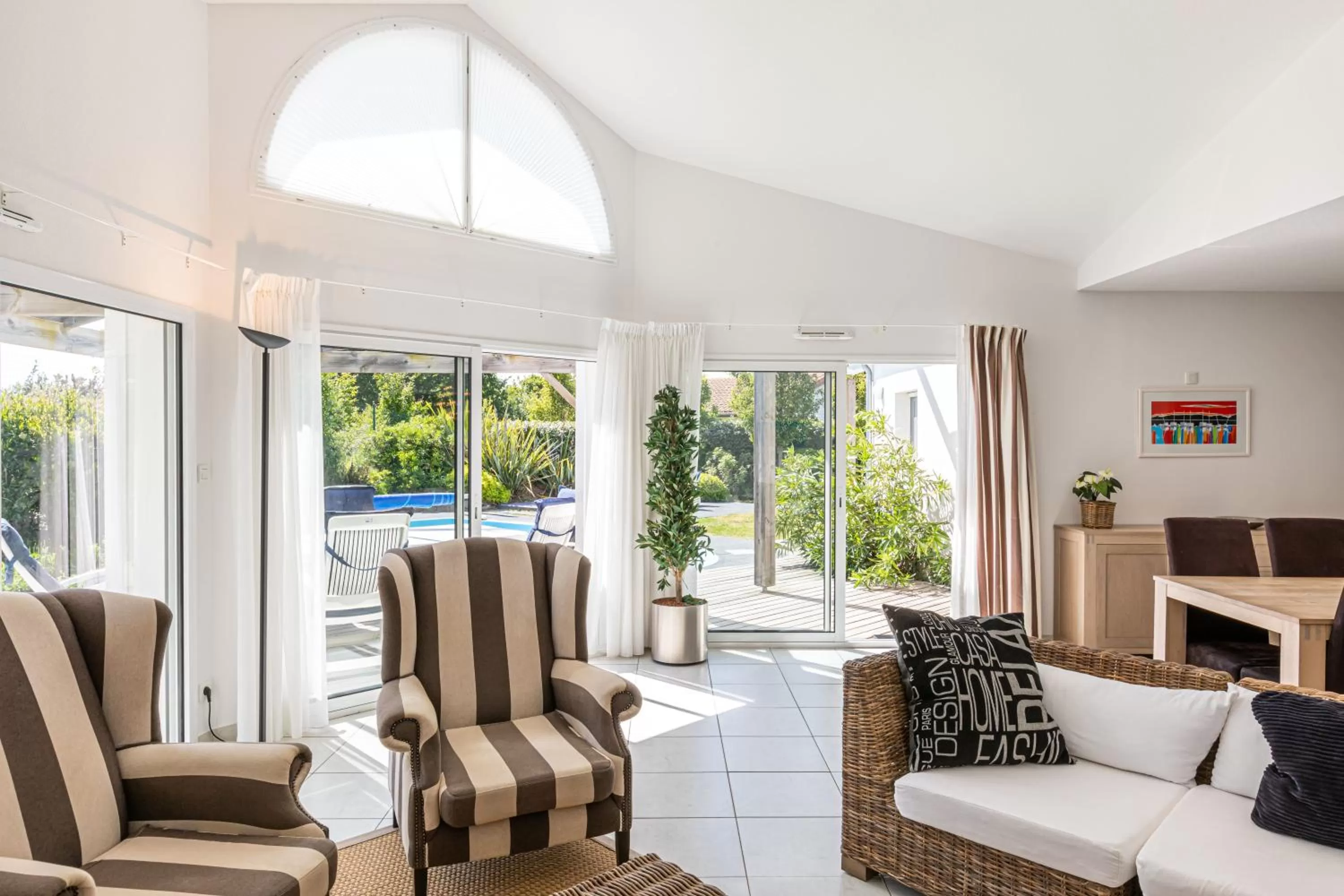 Living room in Oasis Les Jardins des Sables d'Olonne