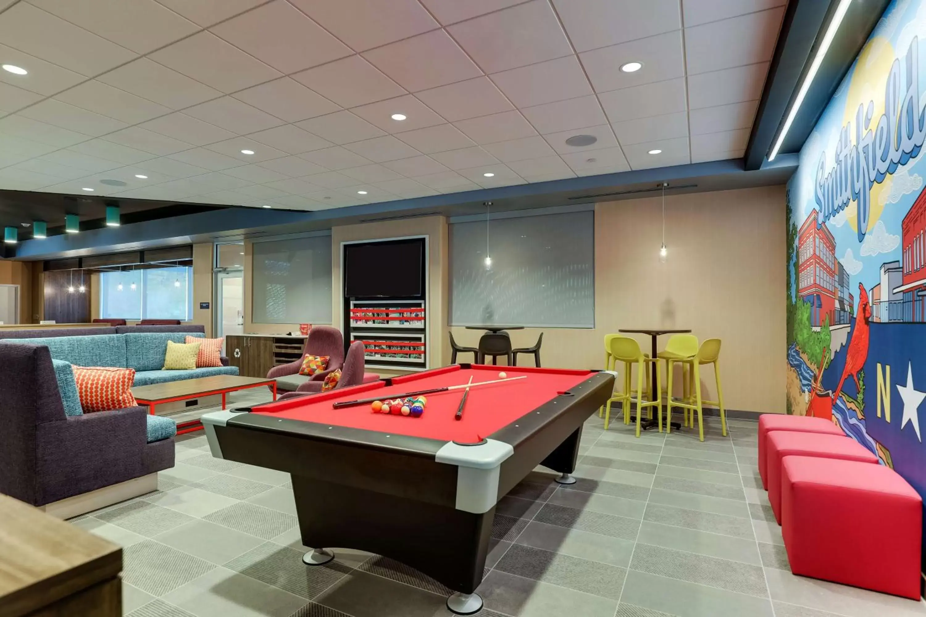 Lobby or reception, Billiards in Tru By Hilton Smithfield I-95