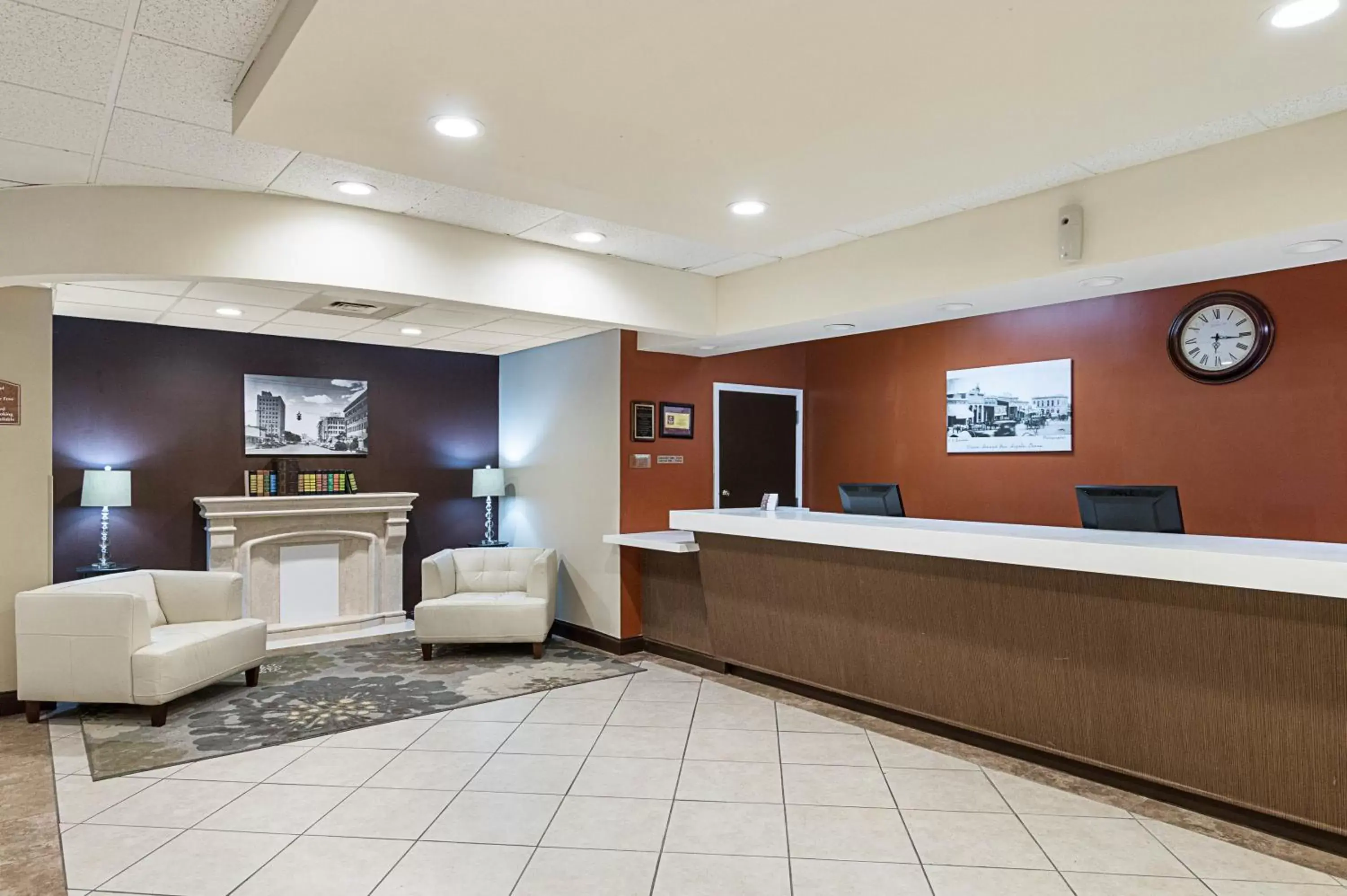 Lobby or reception in Clarion Hotel San Angelo near Convention Center Lobby or reception in Clarion Hotel San Angelo near Convention Center
