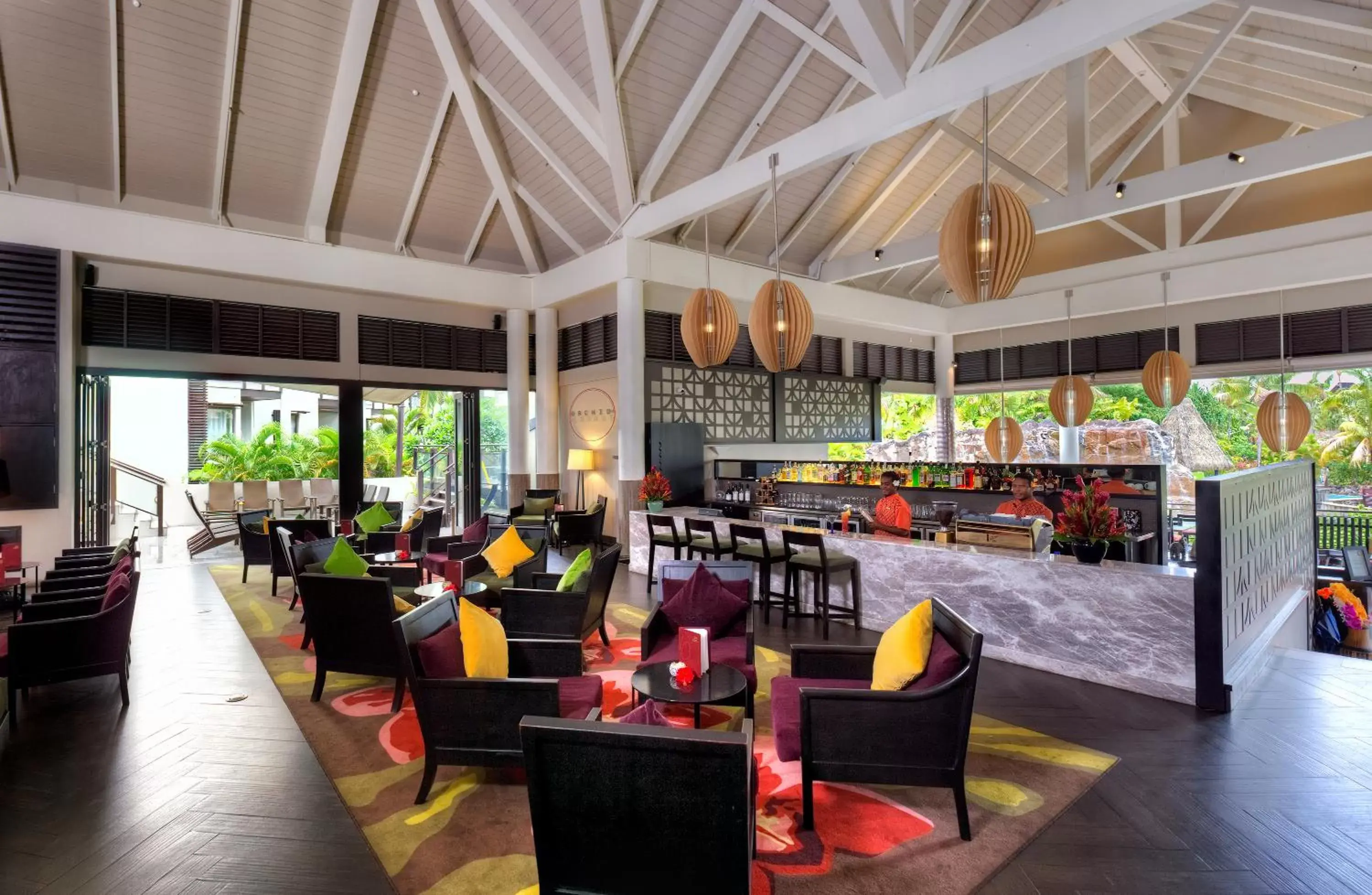 Lounge or bar, Restaurant/Places to Eat in Radisson Blu Resort Fiji