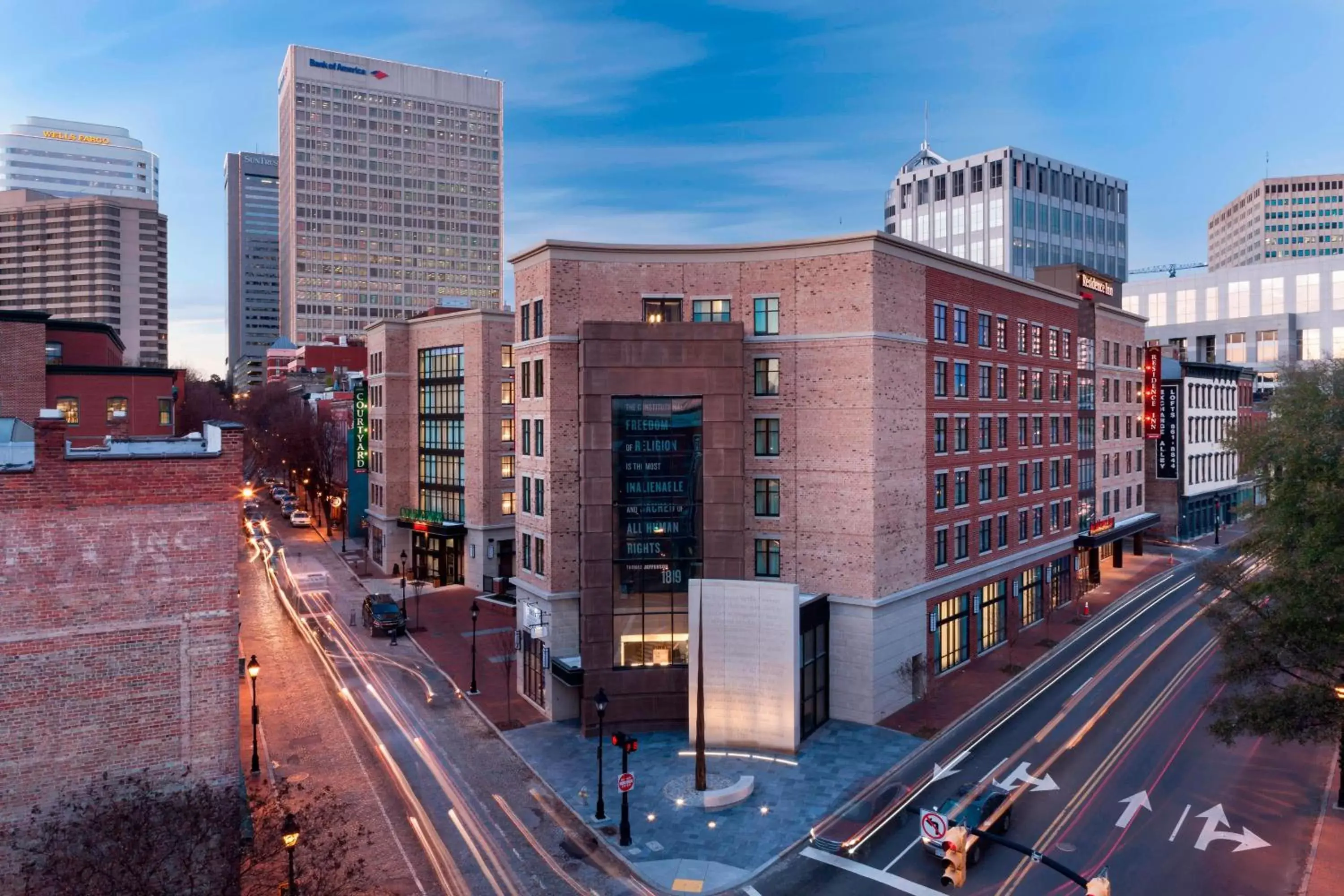 Property building in Residence Inn by Marriott Richmond Downtown