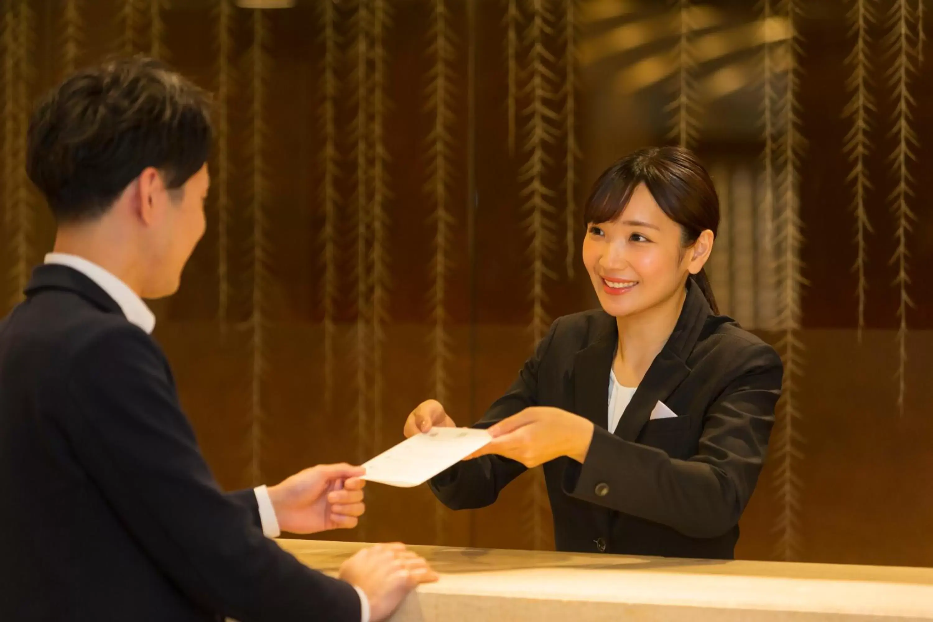 Staff in Rihga Hotel Zest Takamatsu