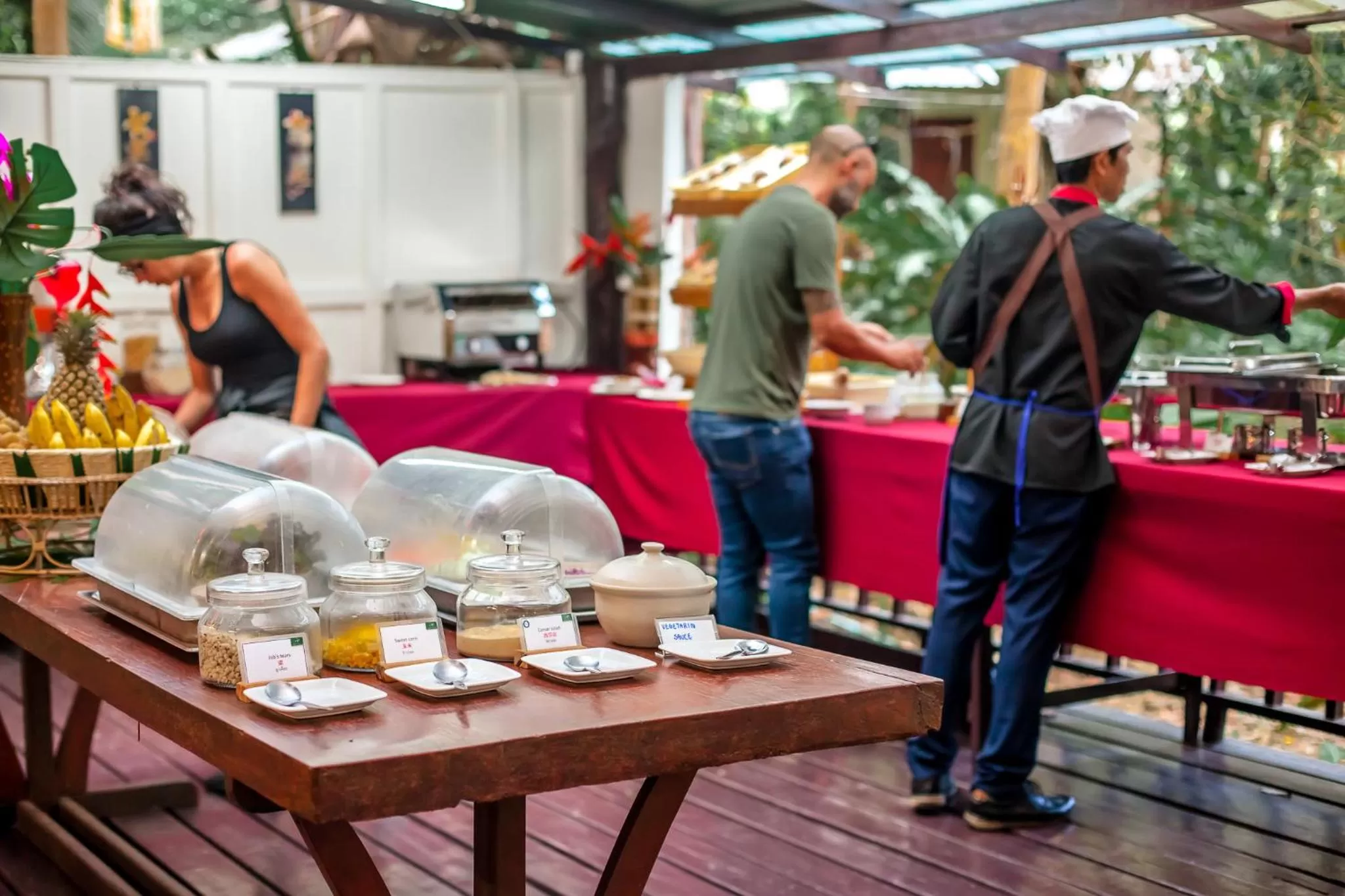 Continental breakfast in Aonang Cliff View Resort SHA Extra Plus