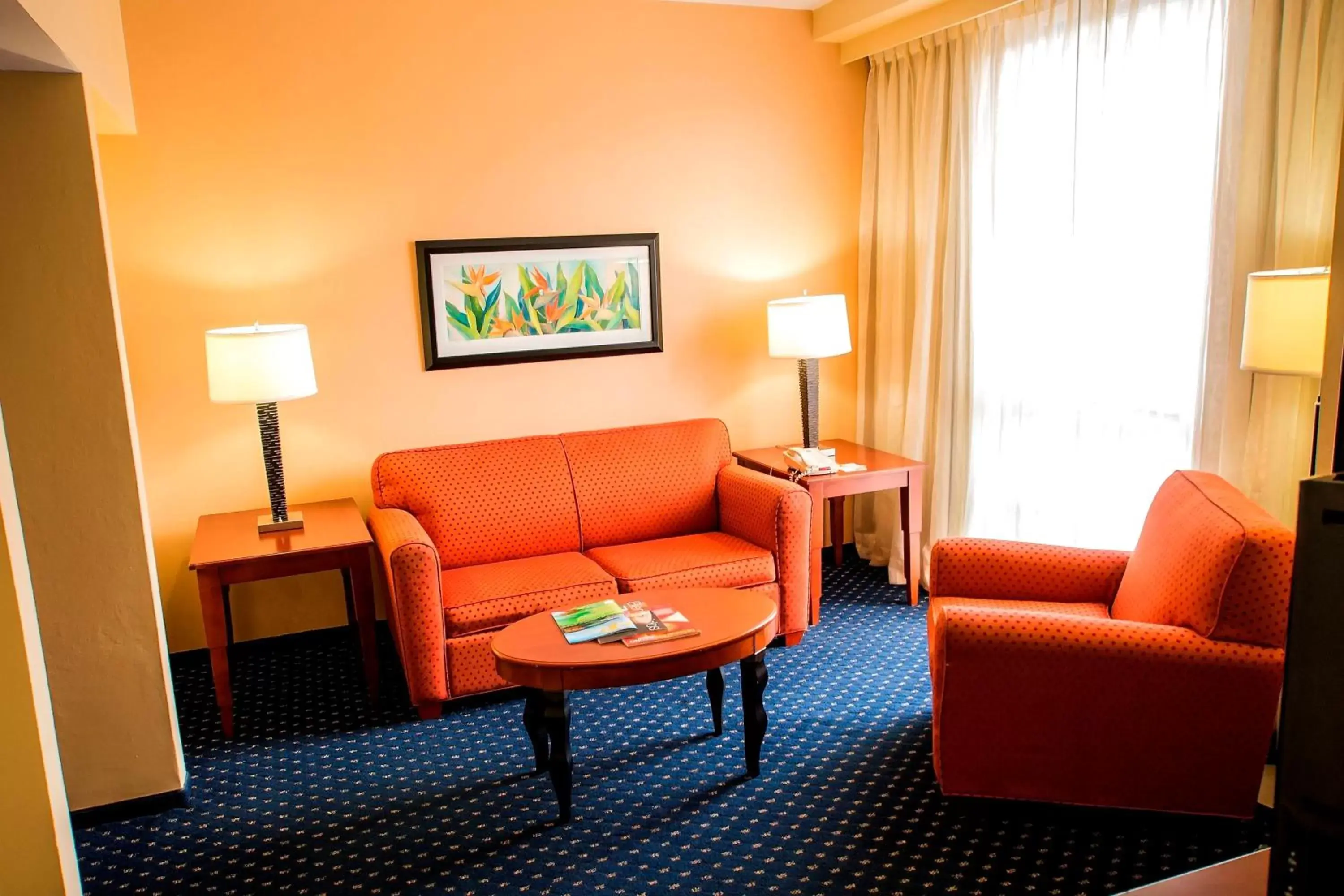 Living room, Seating Area in Courtyard by Marriott San Juan Miramar