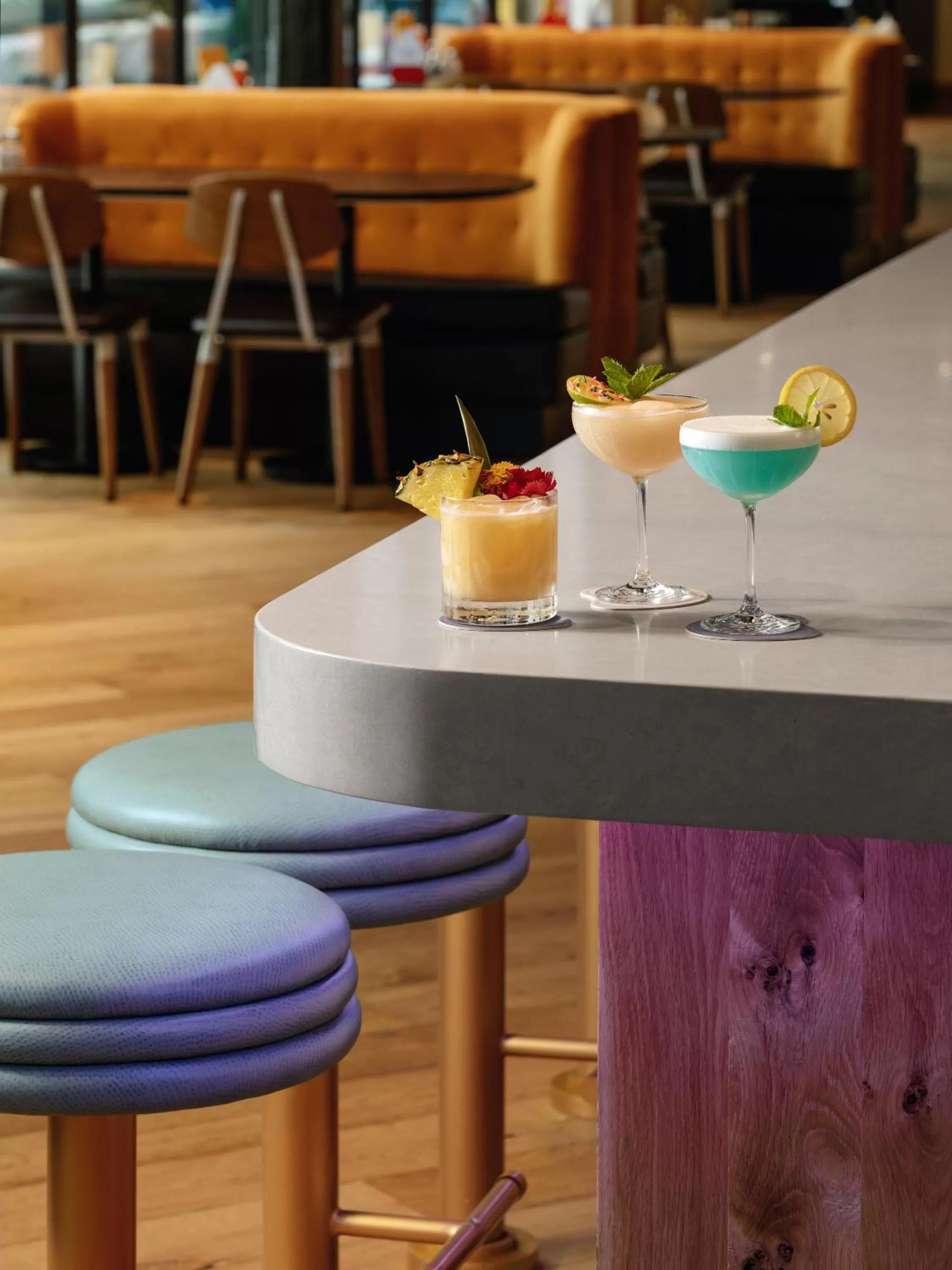 Drinks in Origin Austin, a Wyndham Hotel