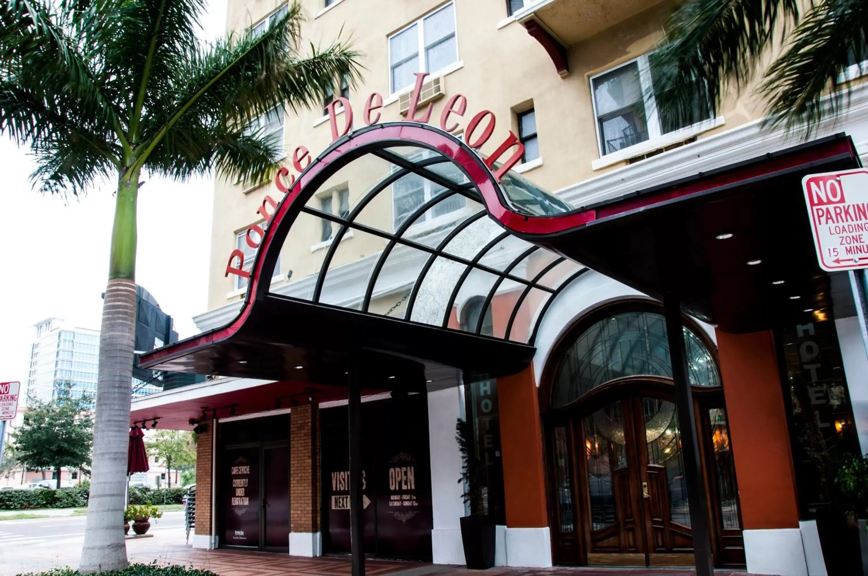 Facade/entrance, Property Building in Ponce De Leon Hotel