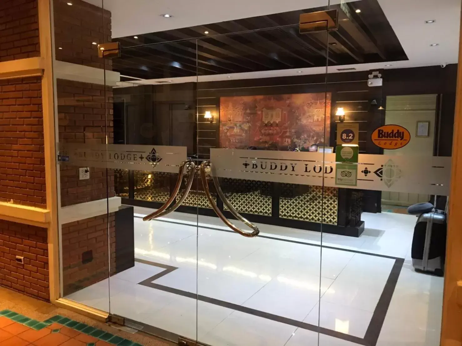 Lobby or reception in Buddy Lodge, Khaosan Road