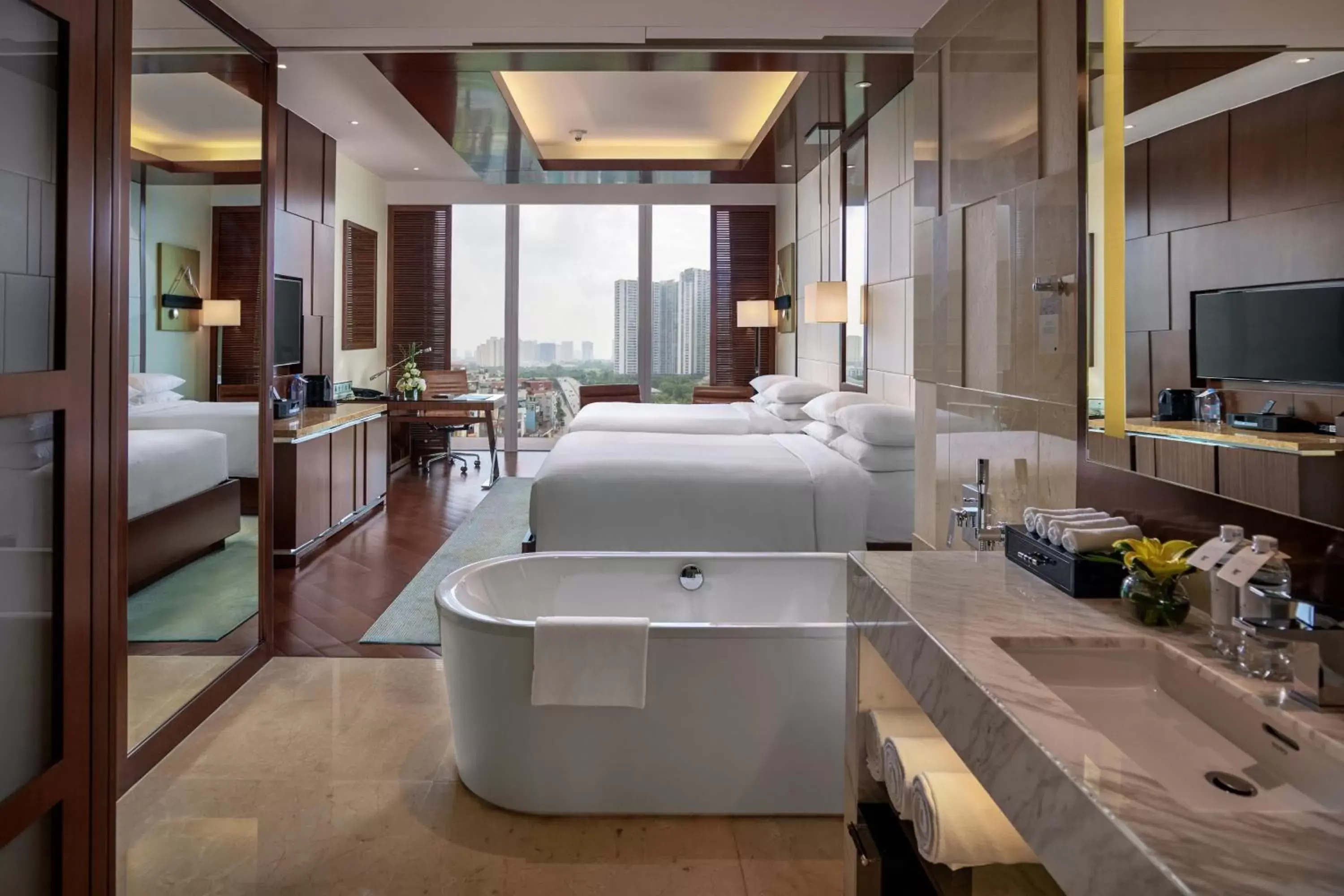 Bedroom, Bathroom in JW Marriott Hotel Hanoi