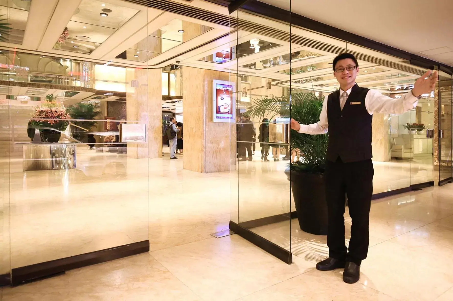 Staff in Regal Kowloon Hotel