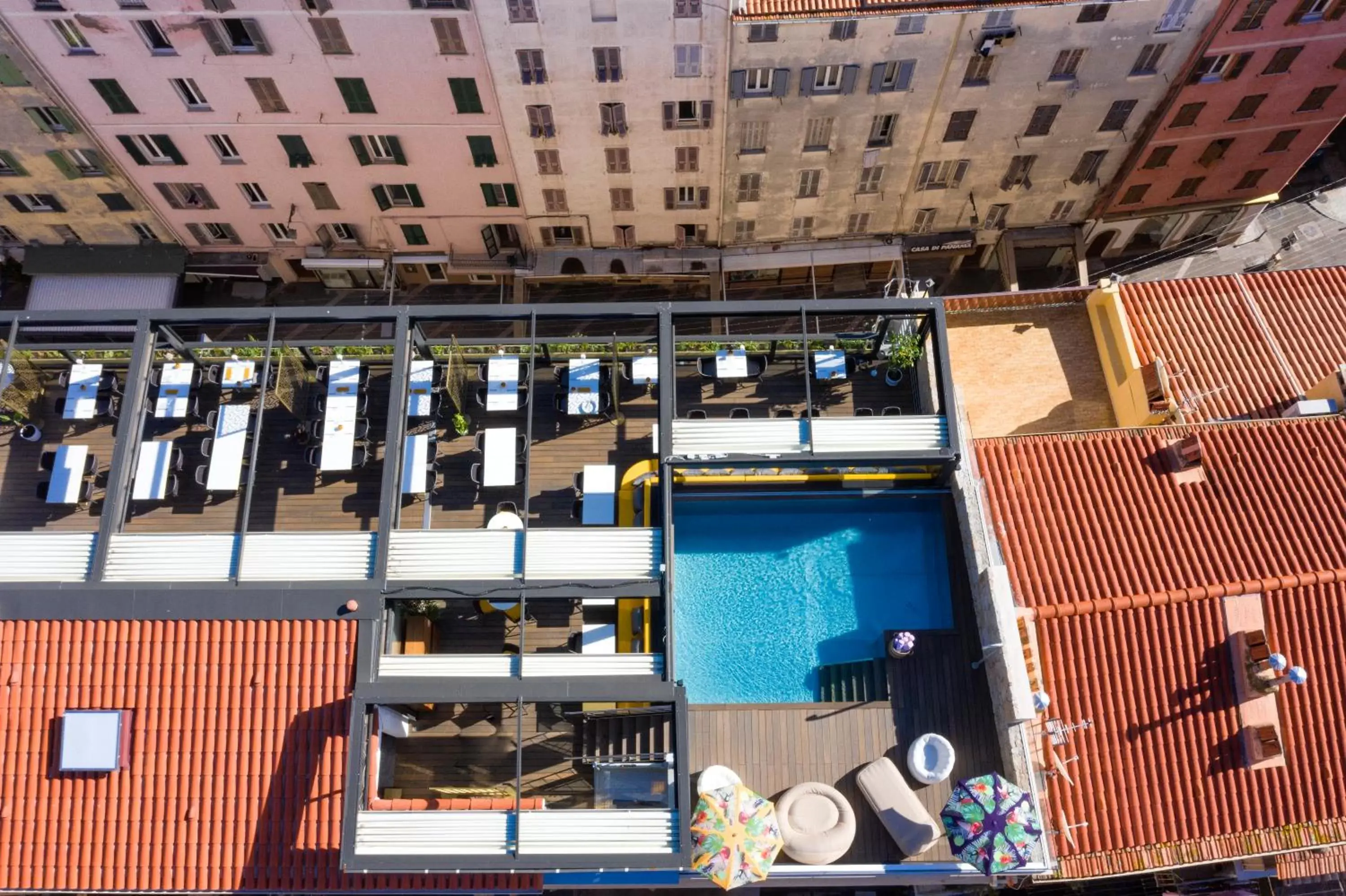 Swimming pool in Hôtel Fesch & Spa