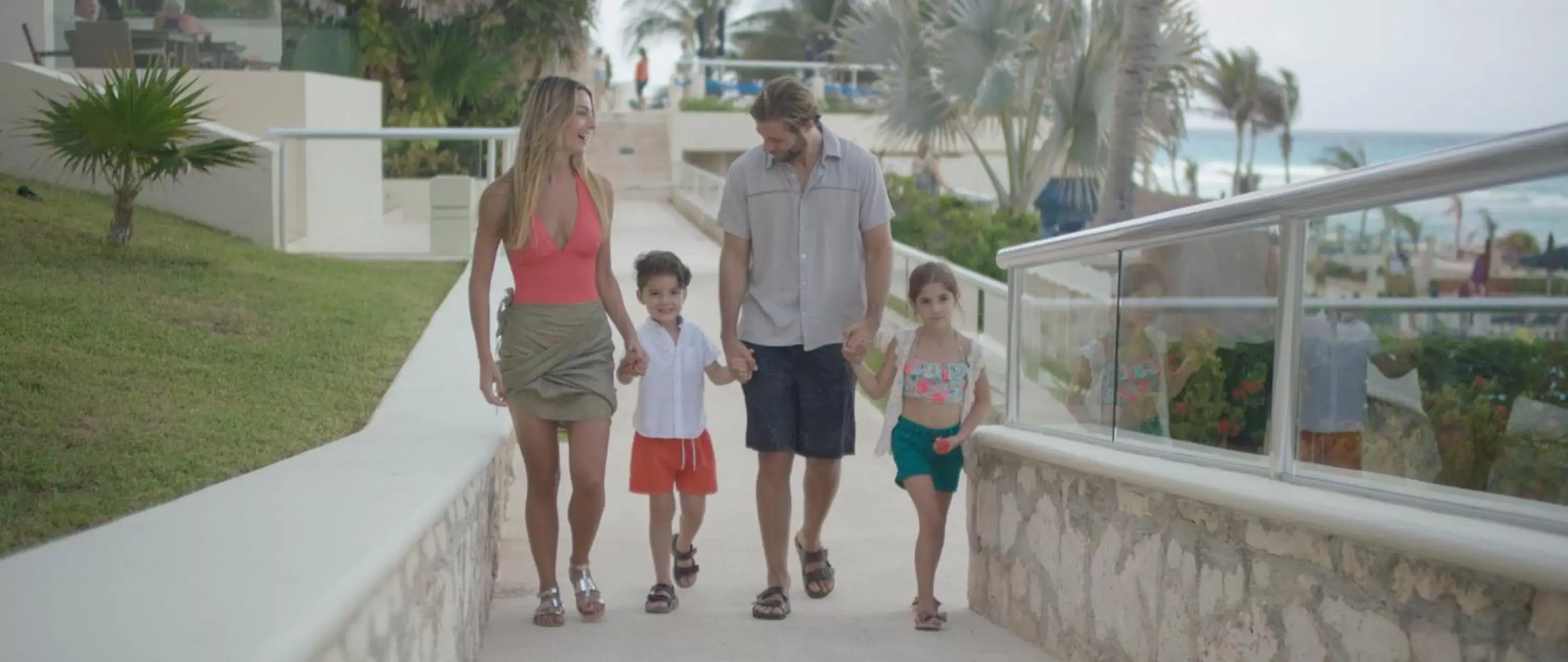 Family in Occidental Tucancún - All Inclusive