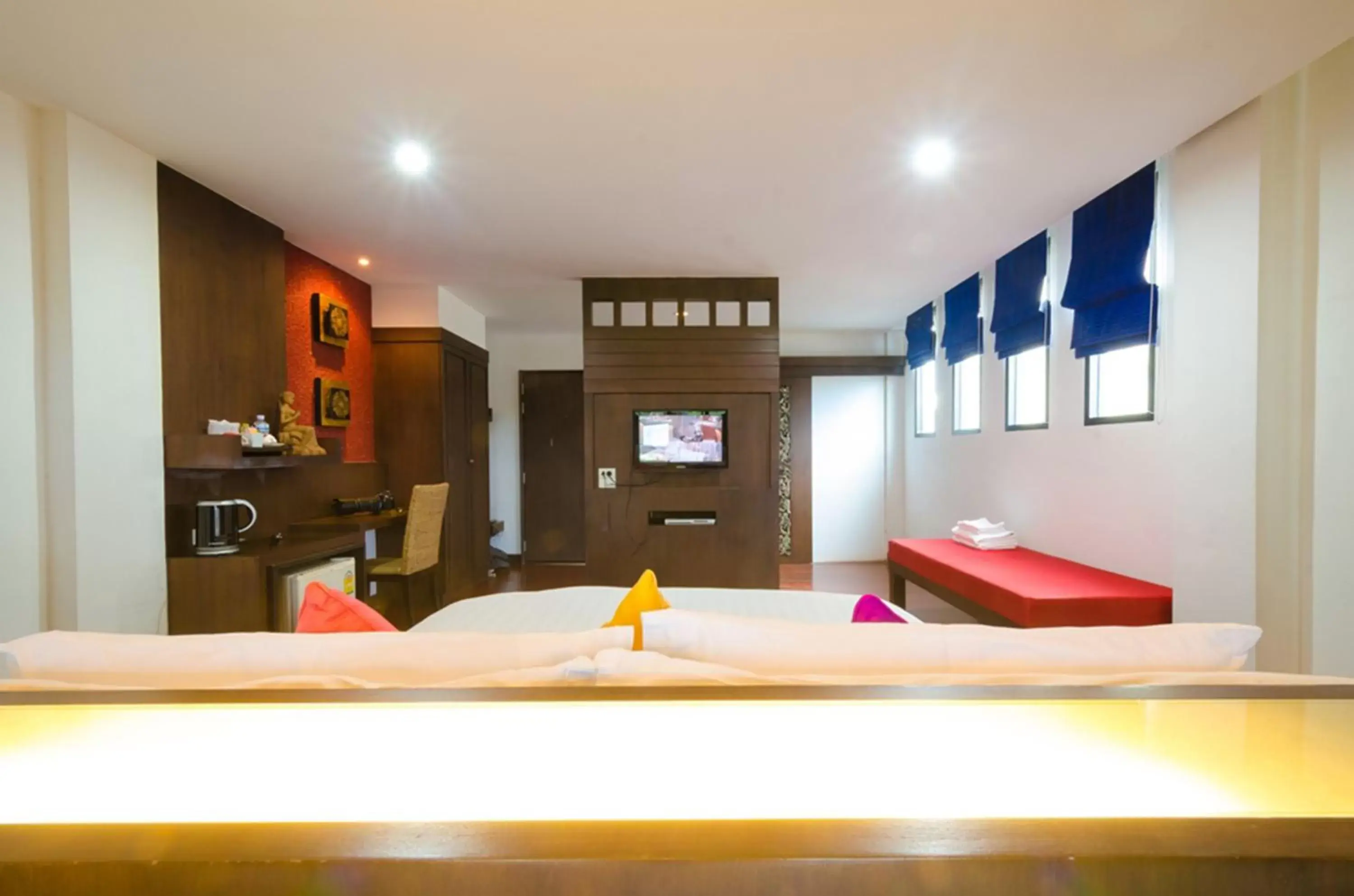 Bed, Room Photo in Nicha Suite Hua Hin Hotel