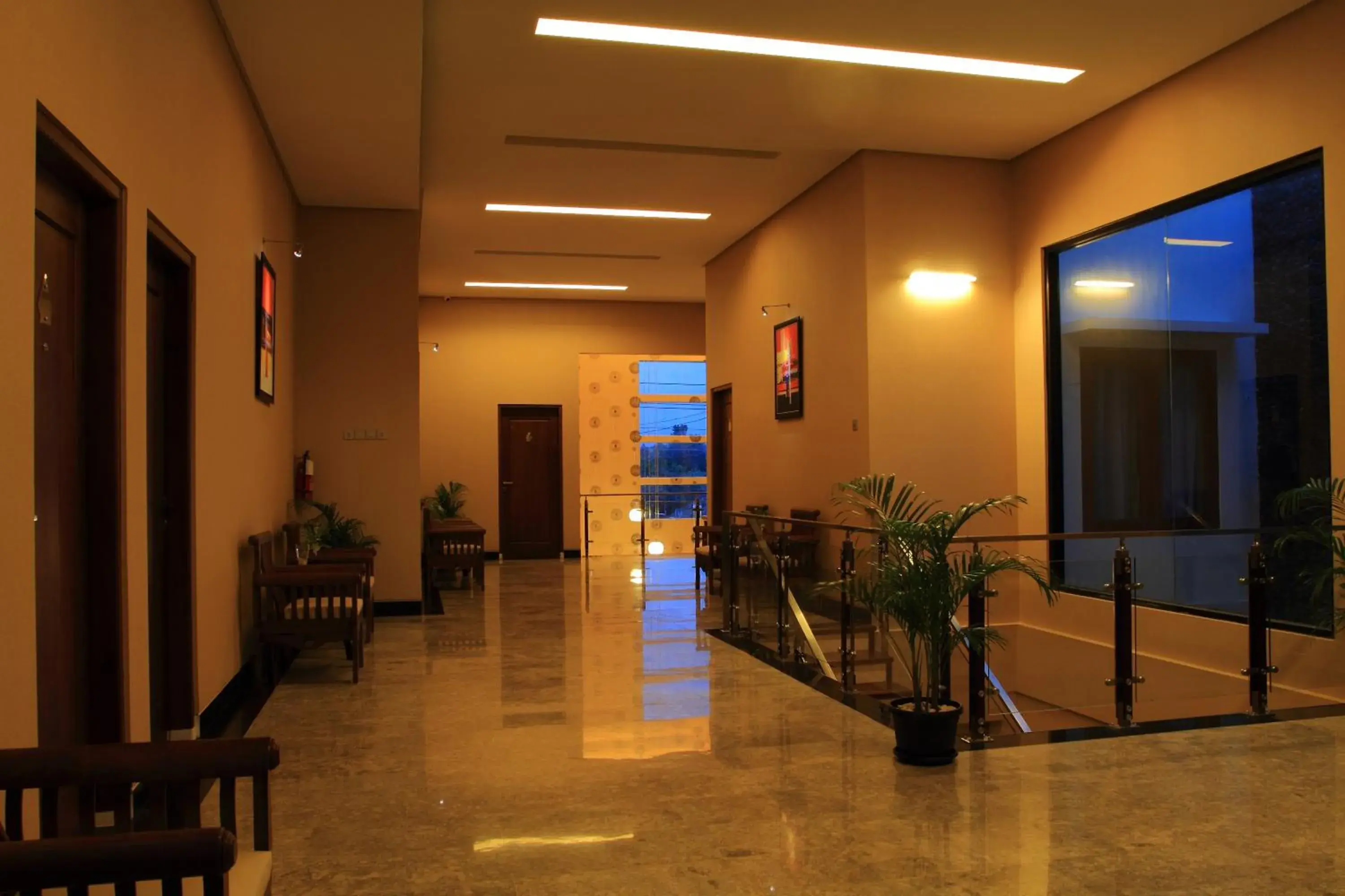 Lounge or bar, Lobby/Reception in Omah Qu Guesthouse Malioboro