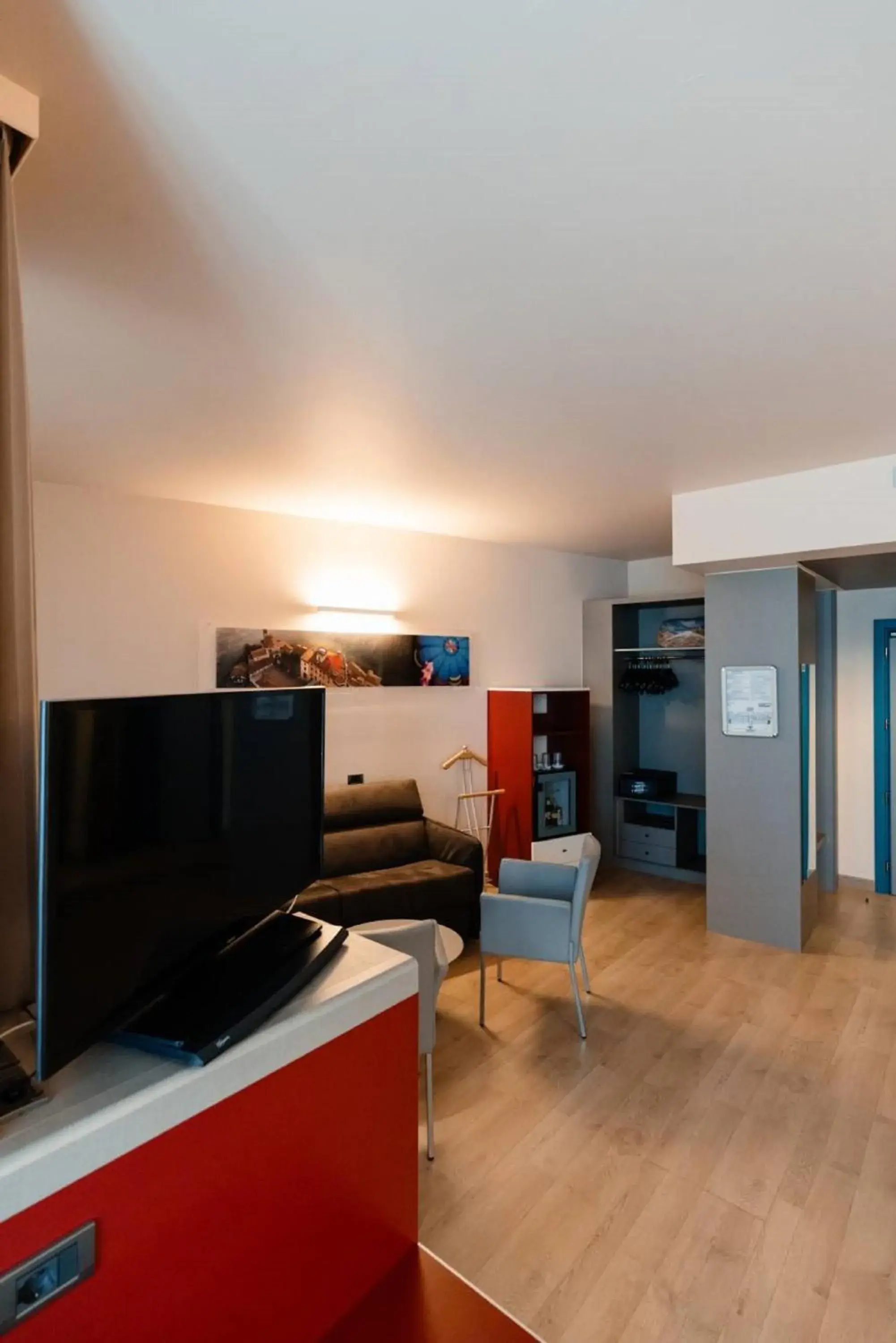 Seating area, TV/Entertainment Center in Hotel Ristorante I Castelli