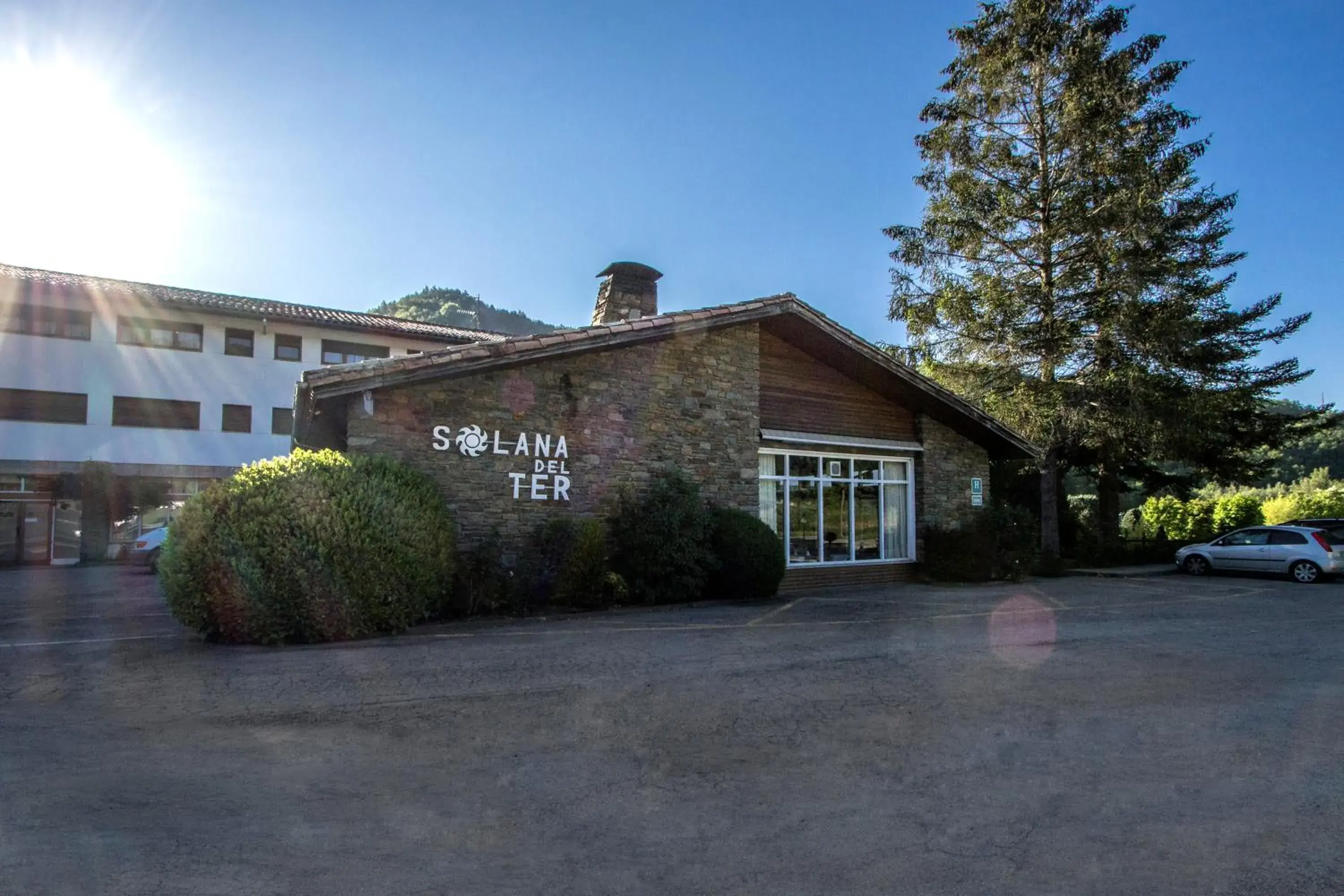 Lobby or reception, Property Building in Hotel Solana del Ter