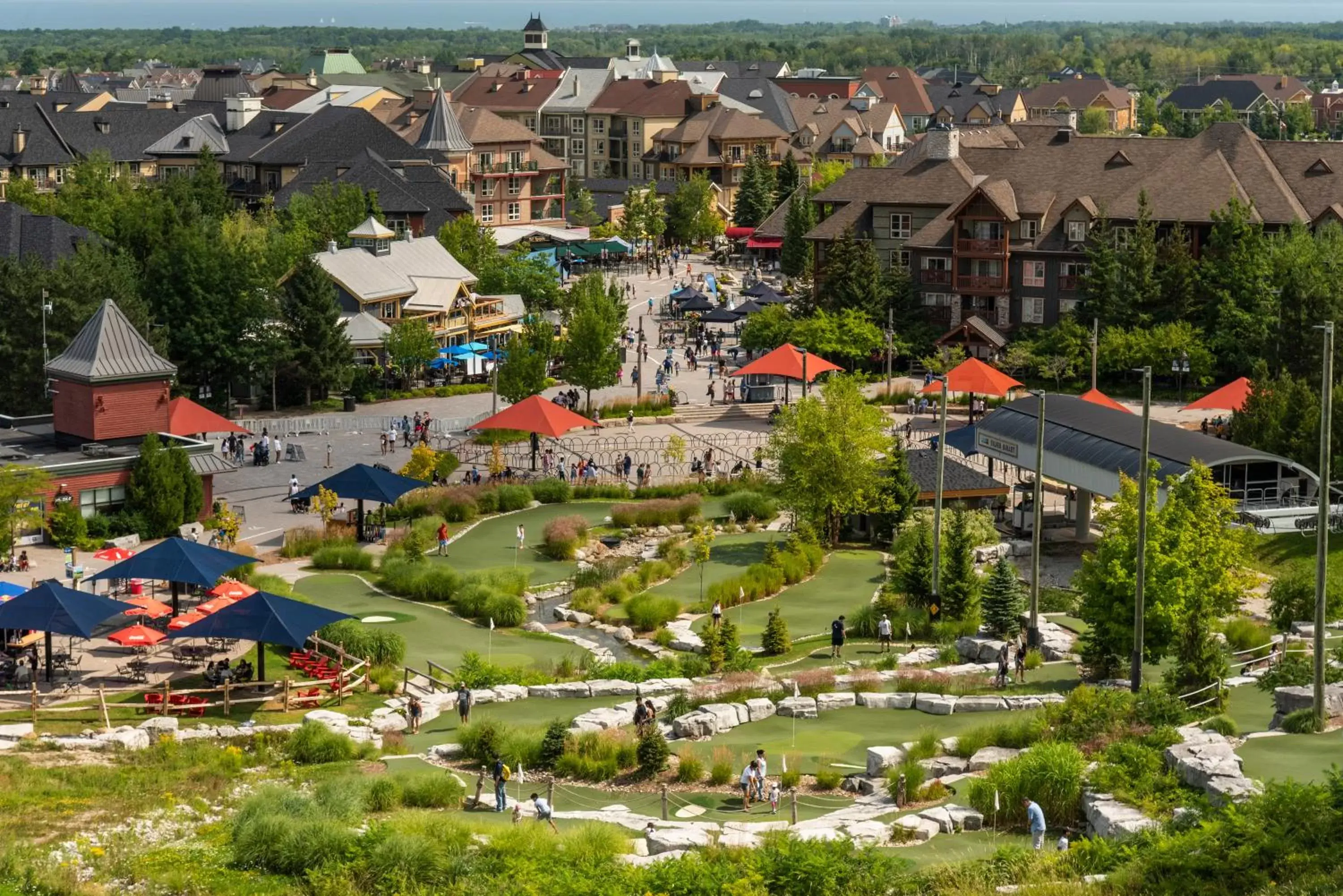 Bird's-eye View in Blue Mountain Resort Inn