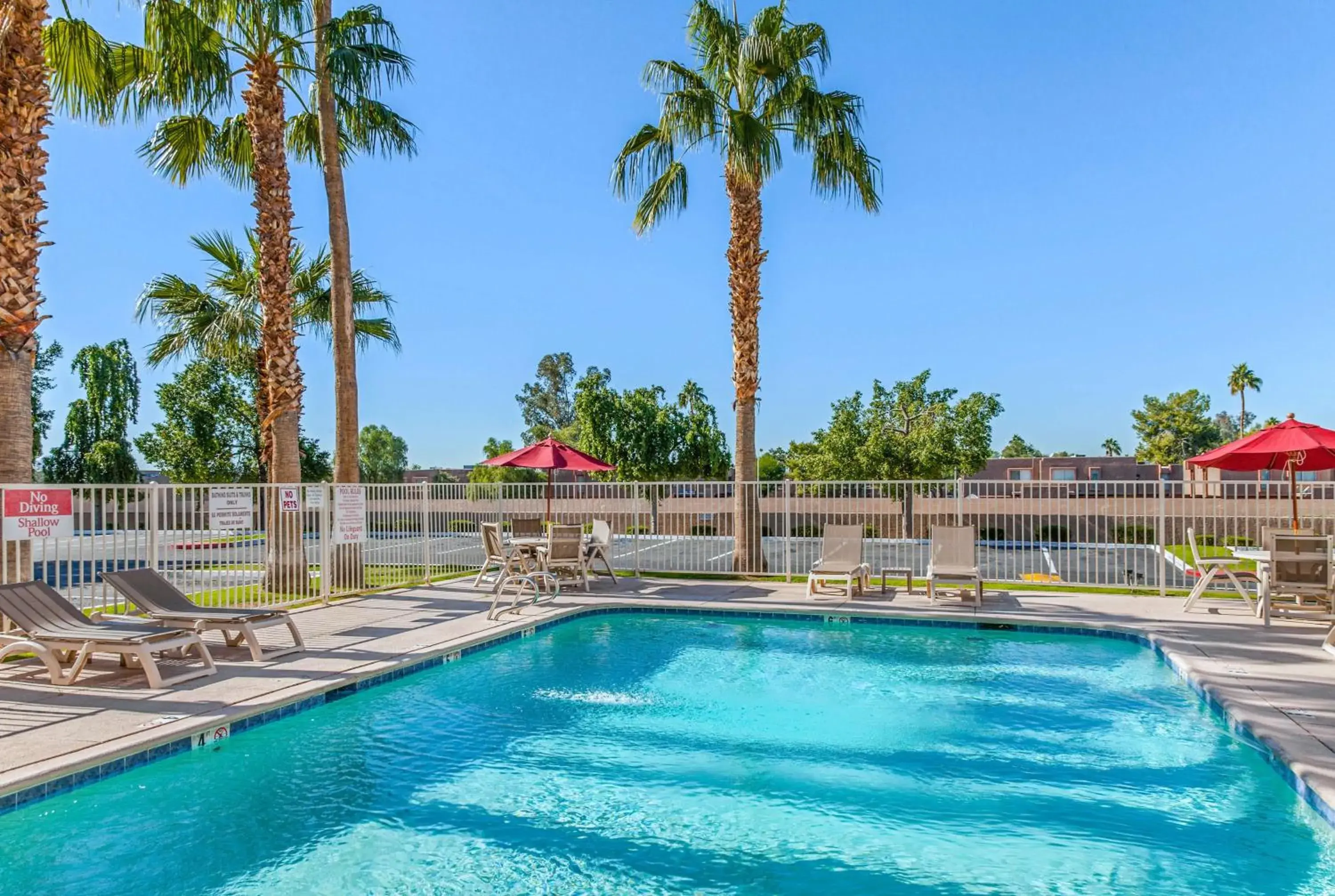 Day, Swimming Pool in Motel 6-Phoenix, AZ - West