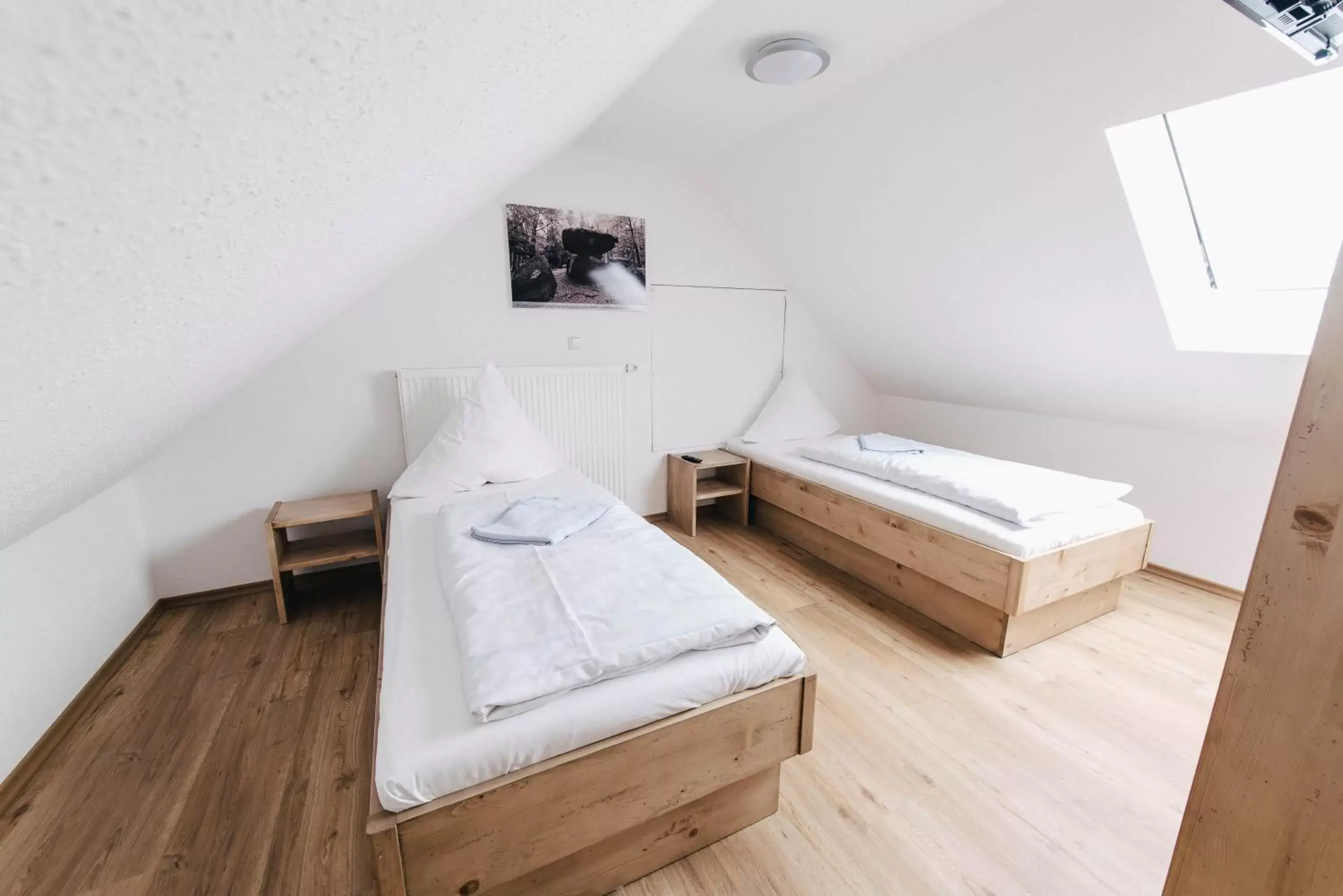 Bedroom, Bed in Gasthof Metzgerei Linsmeier