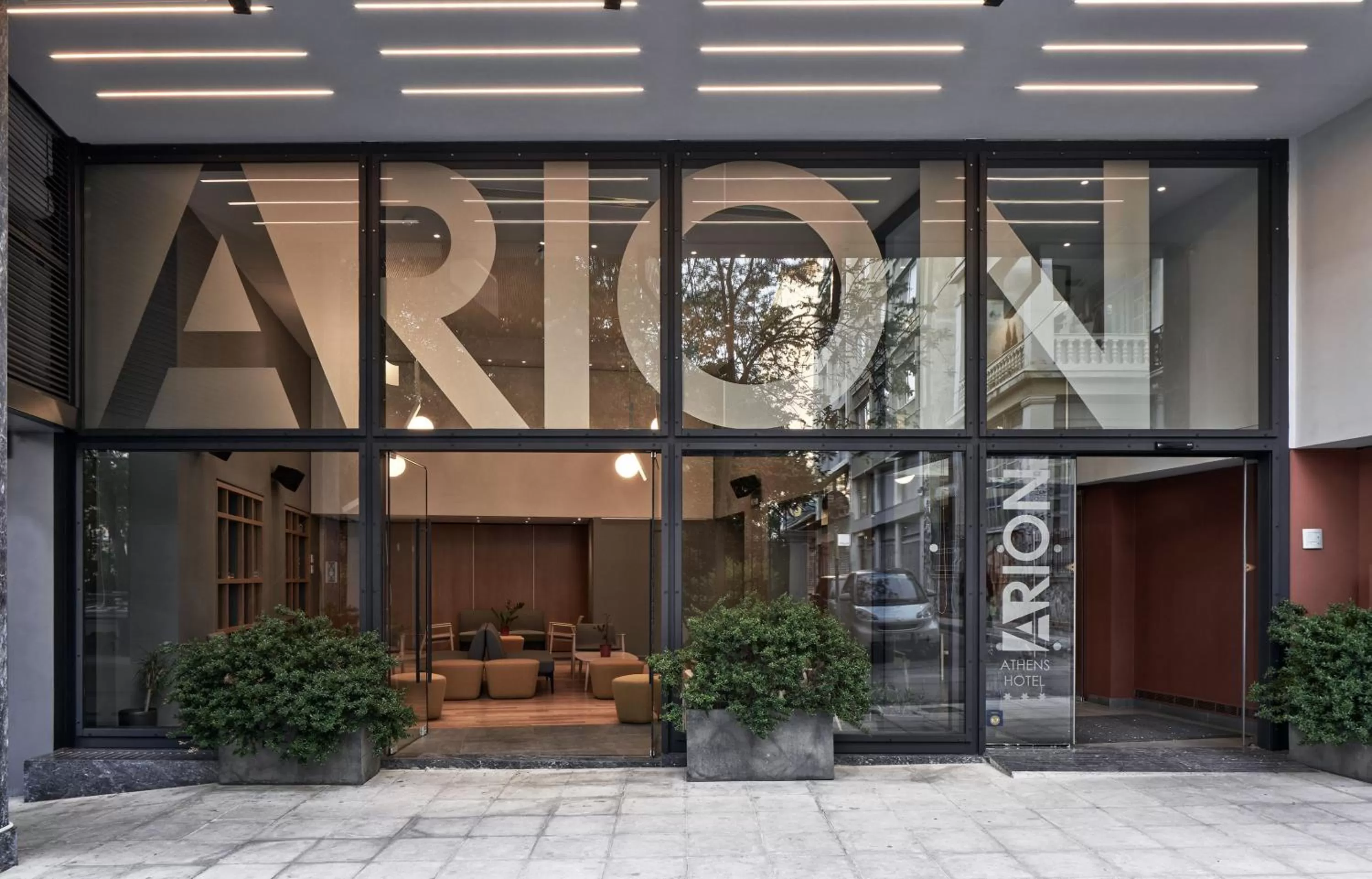 Facade/entrance in Arion Athens Hotel