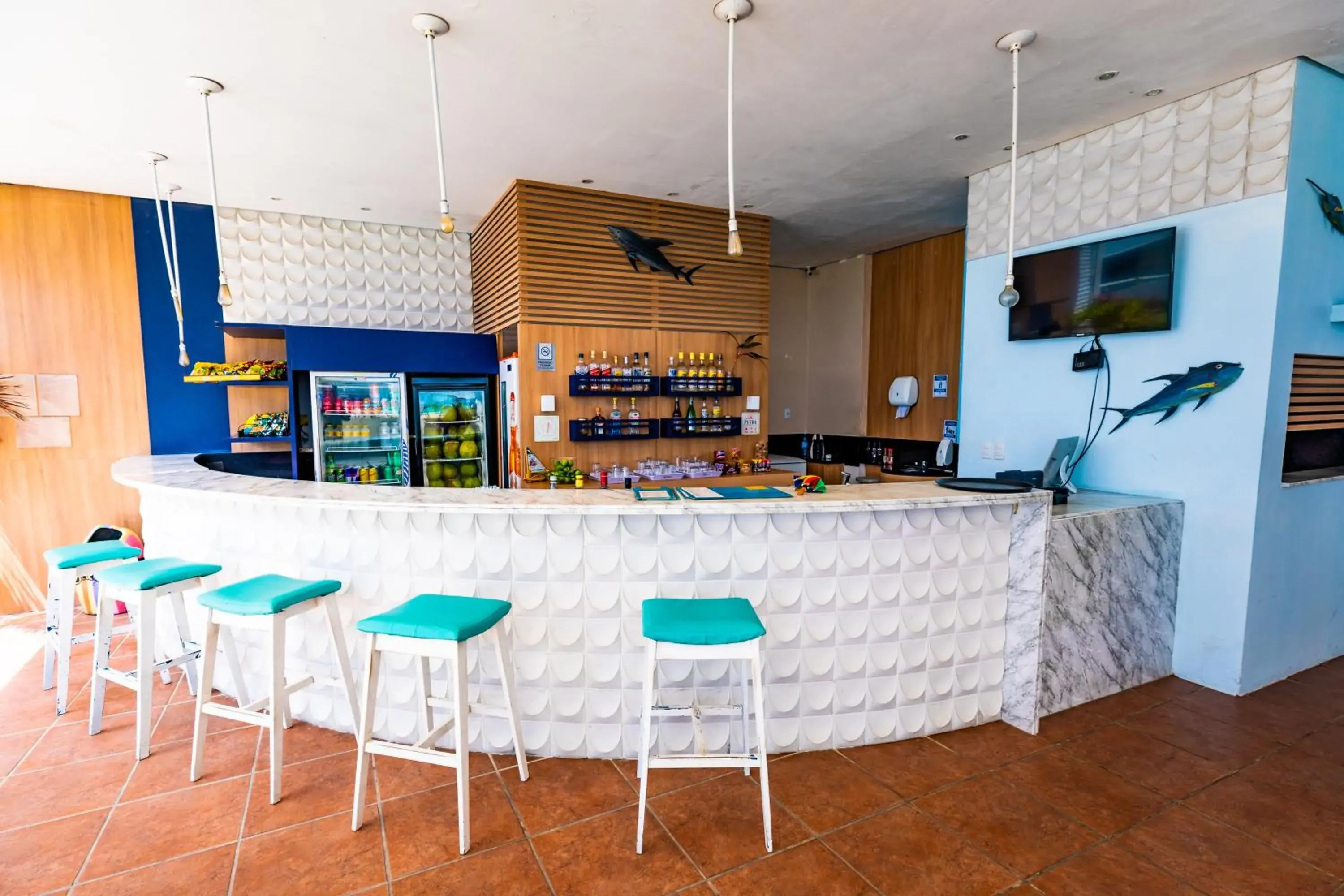Lounge or bar, Lounge/Bar in Hotel Ponta Negra Beach Natal