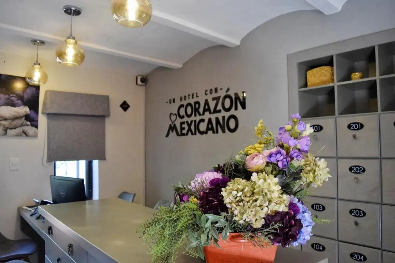 Lobby or reception in Hotel Corazon Mexicano