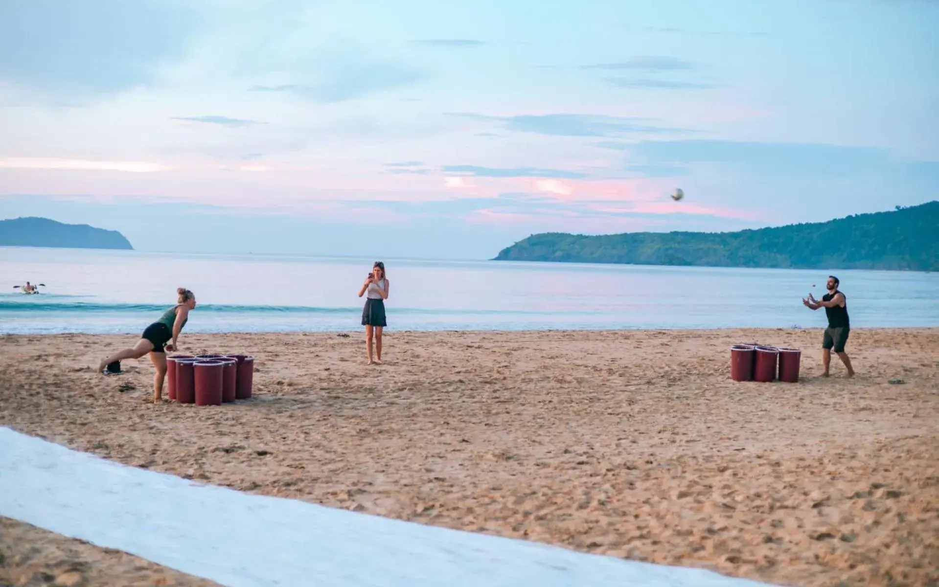 Activities, Beach in Mad Monkey Hostel Nacpan Beach