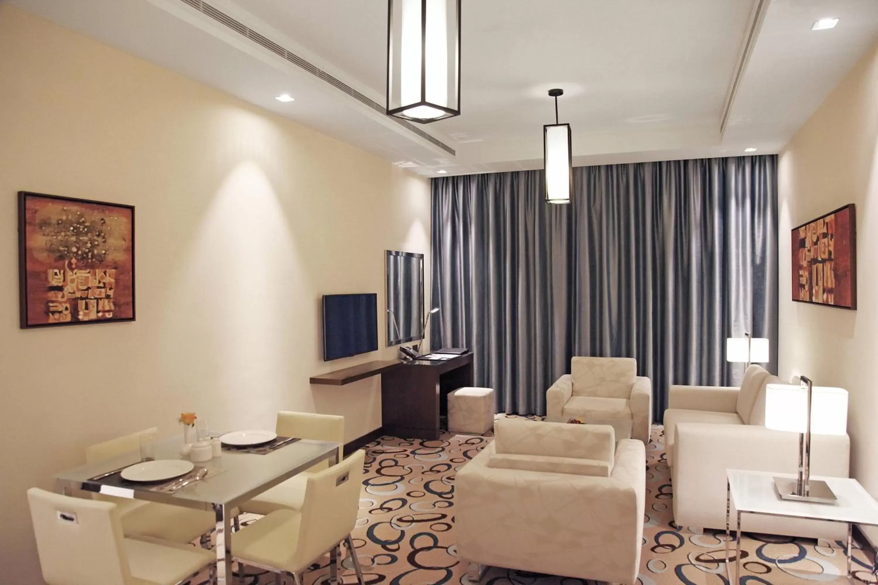 Living room, Seating Area in Marriott Executive Apartments Madinah