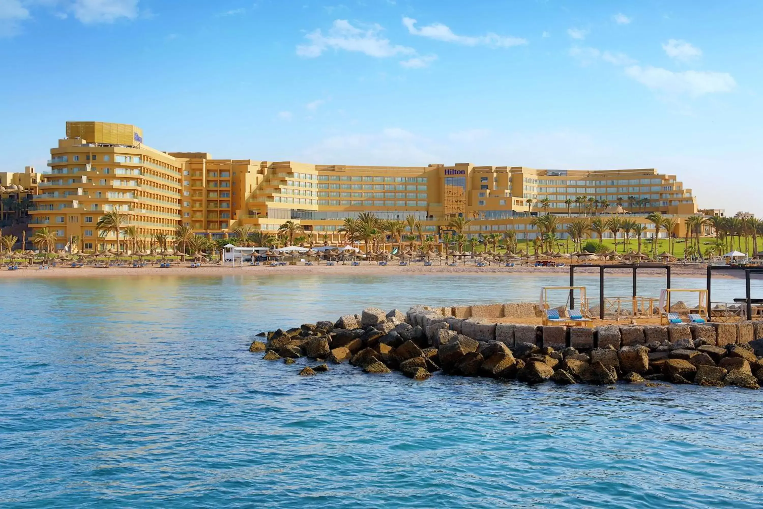 Property building in Hilton Hurghada Plaza Hotel