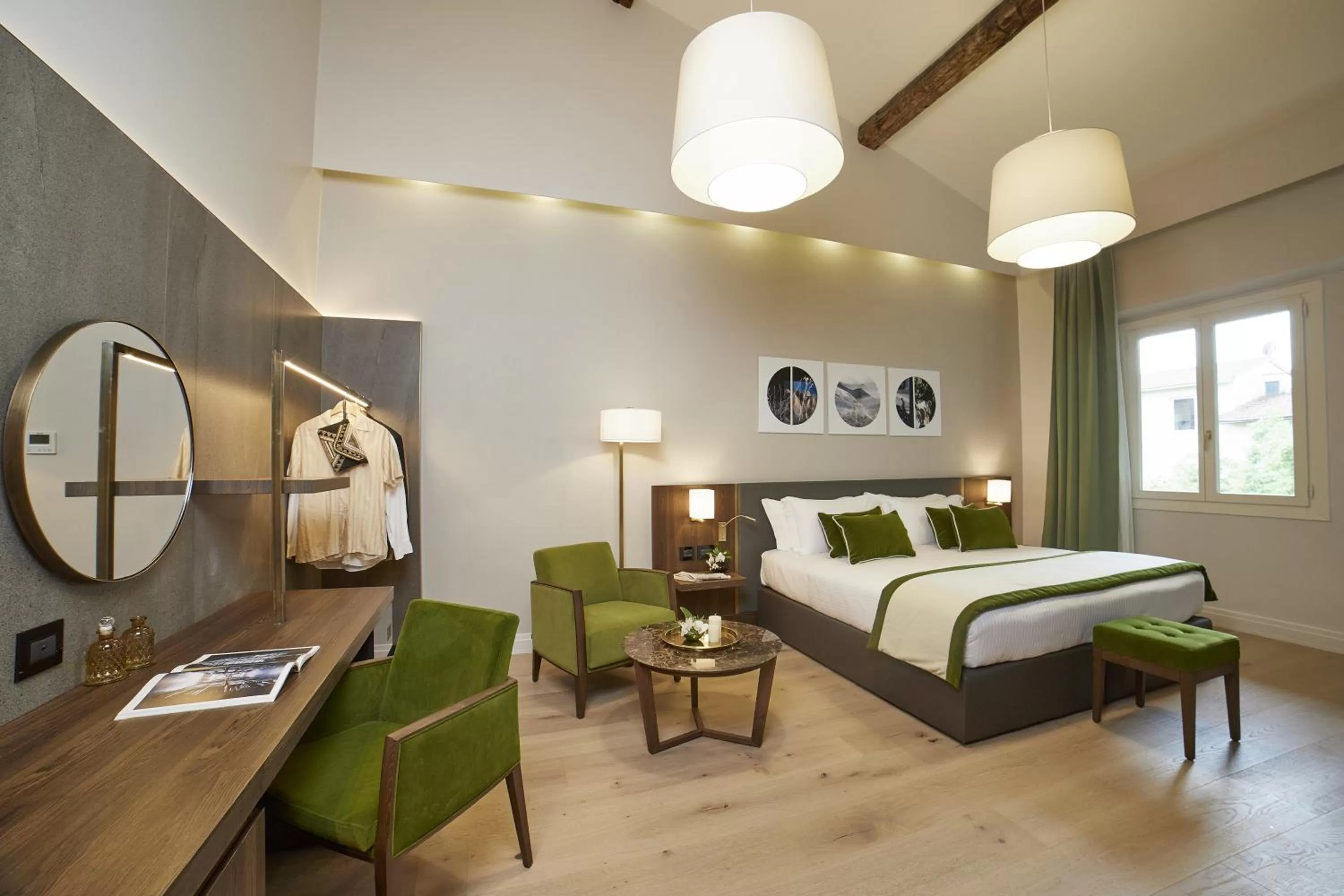 Bed in Messori Suites