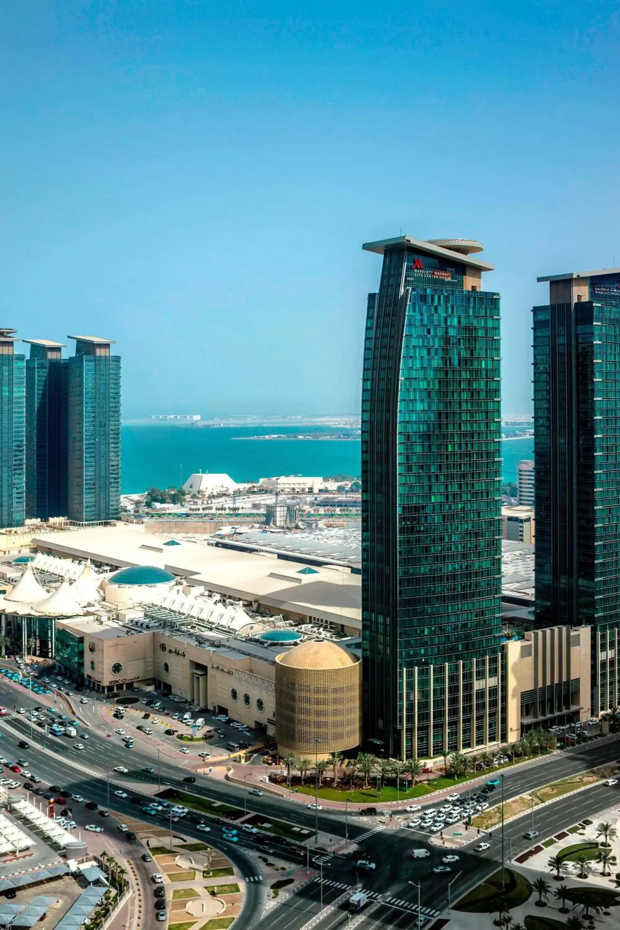 Property building in Marriott Marquis City Center Doha Hotel