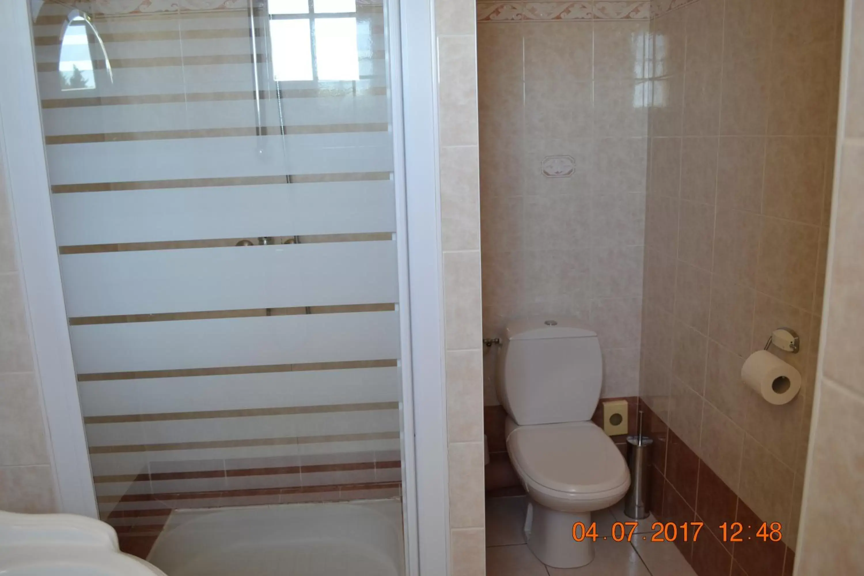 Shower, Bathroom in Hôtel Le Castel