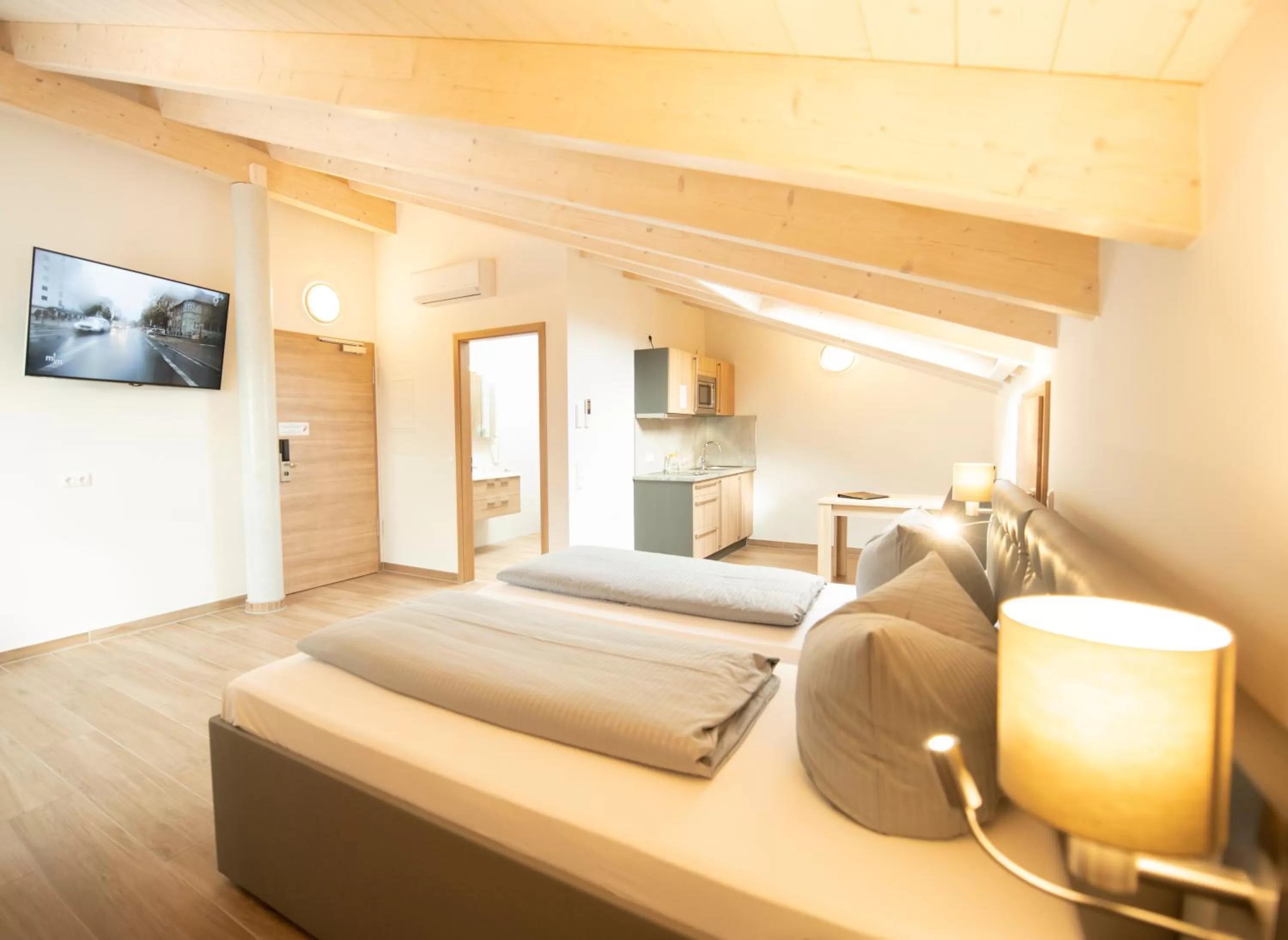 Photo of the whole room, Bed in Stadthotel Donauwörth