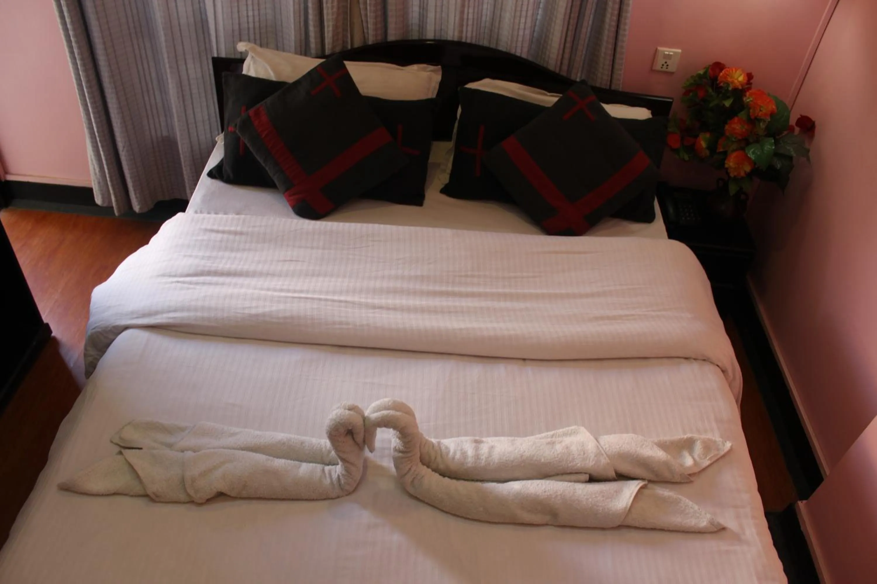 Bedroom, Bed in Hotel Buddha Land