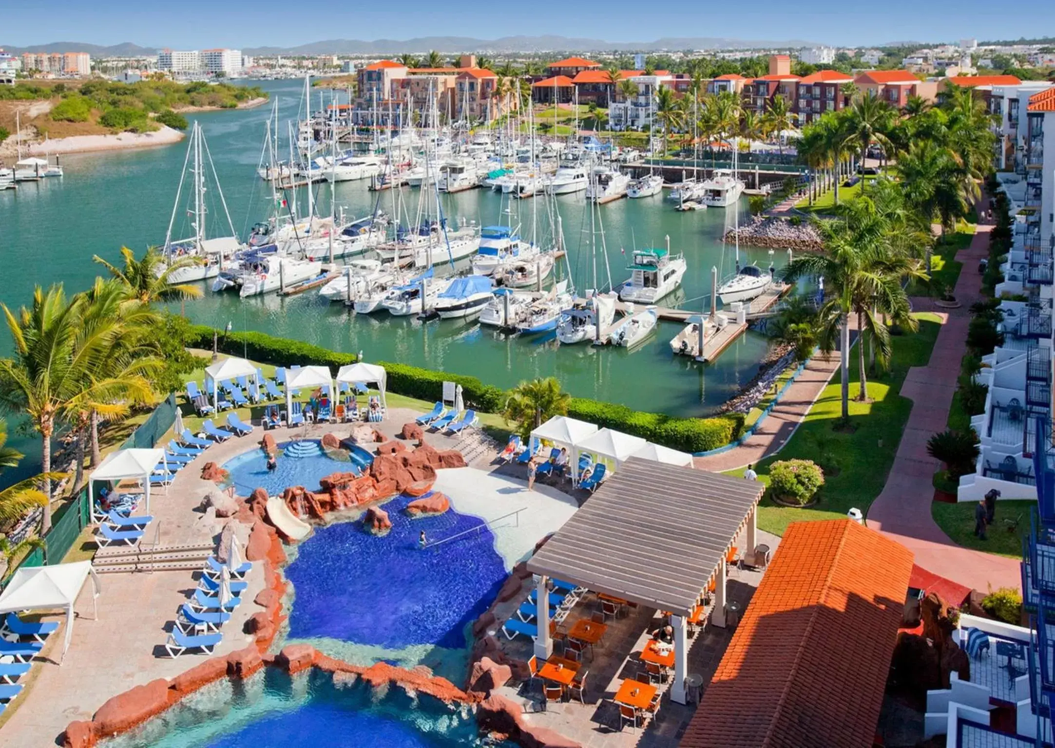 View (from property/room), Bird's-eye View in El Cid Marina Beach Hotel