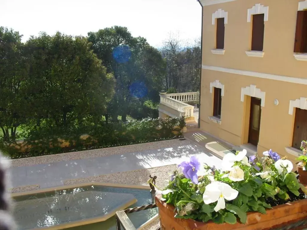 Balcony/Terrace, Swimming Pool in Villa Scalabrini