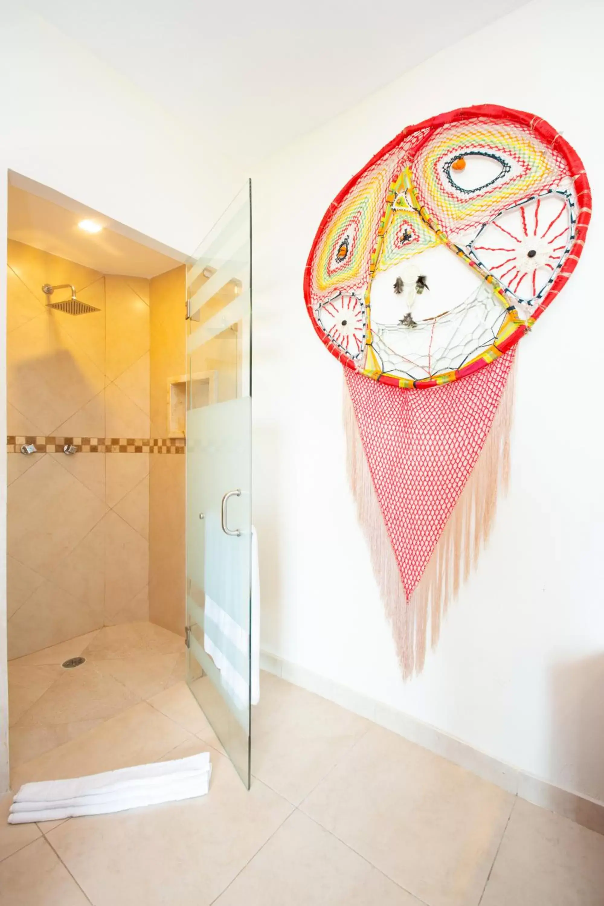 Shower, Bathroom in Villas Valentina