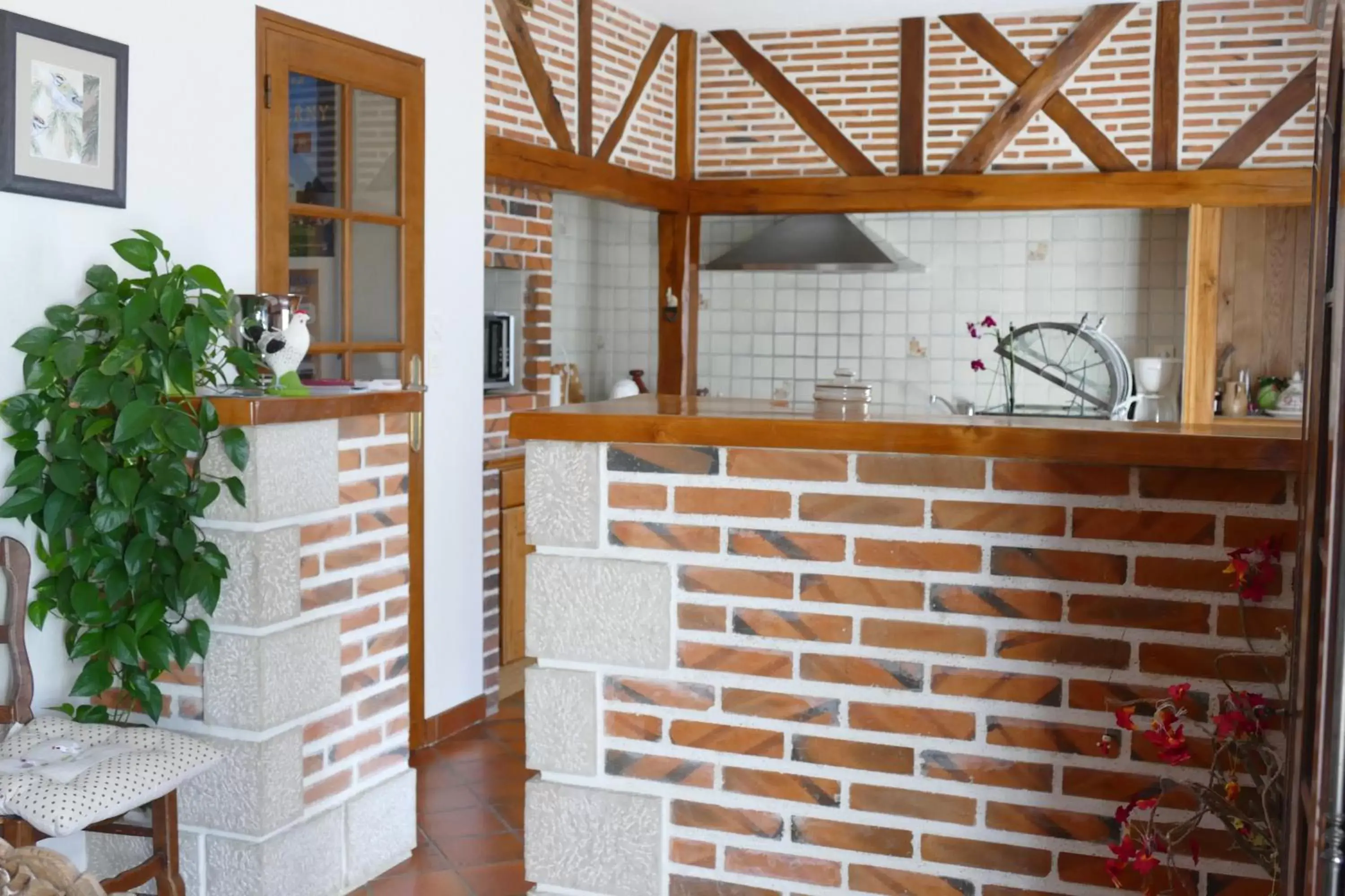 Kitchen or kitchenette in Le Clos des Perraudières