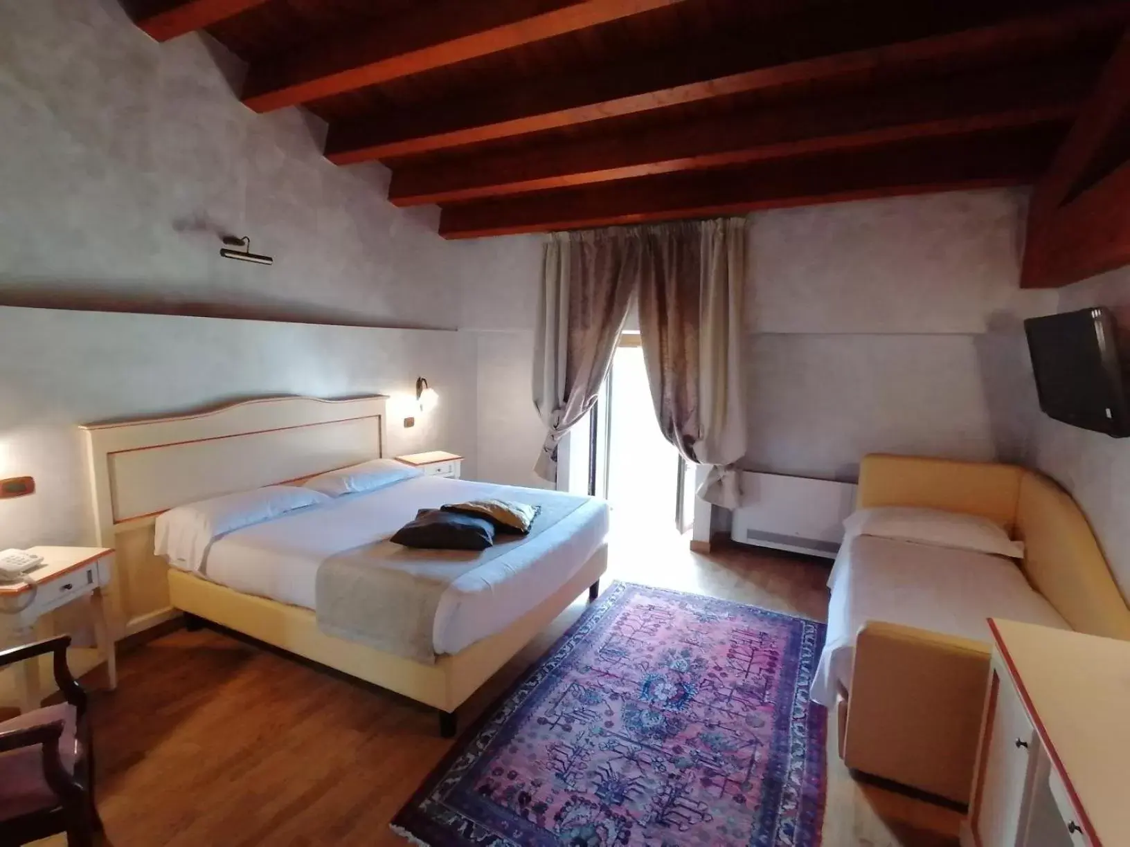 Bedroom, Bed in Relais Castrum Boccea