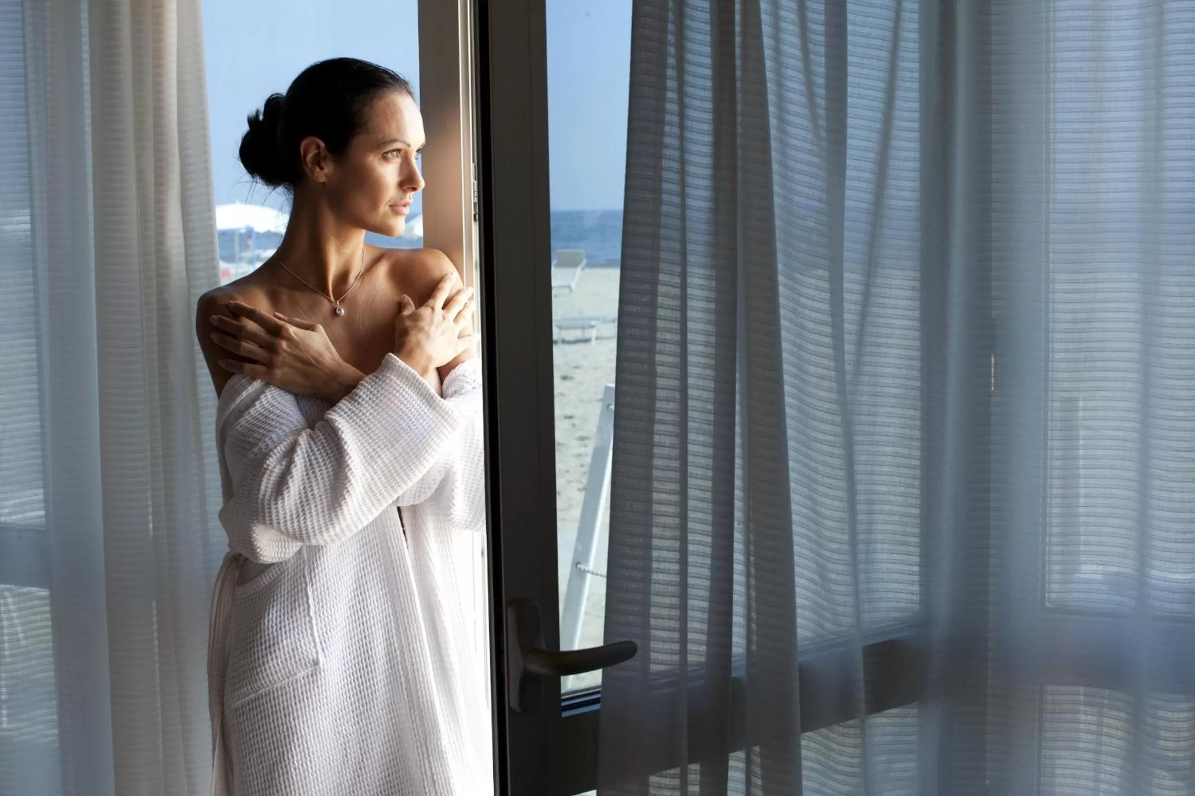 People in Terme Beach Resort