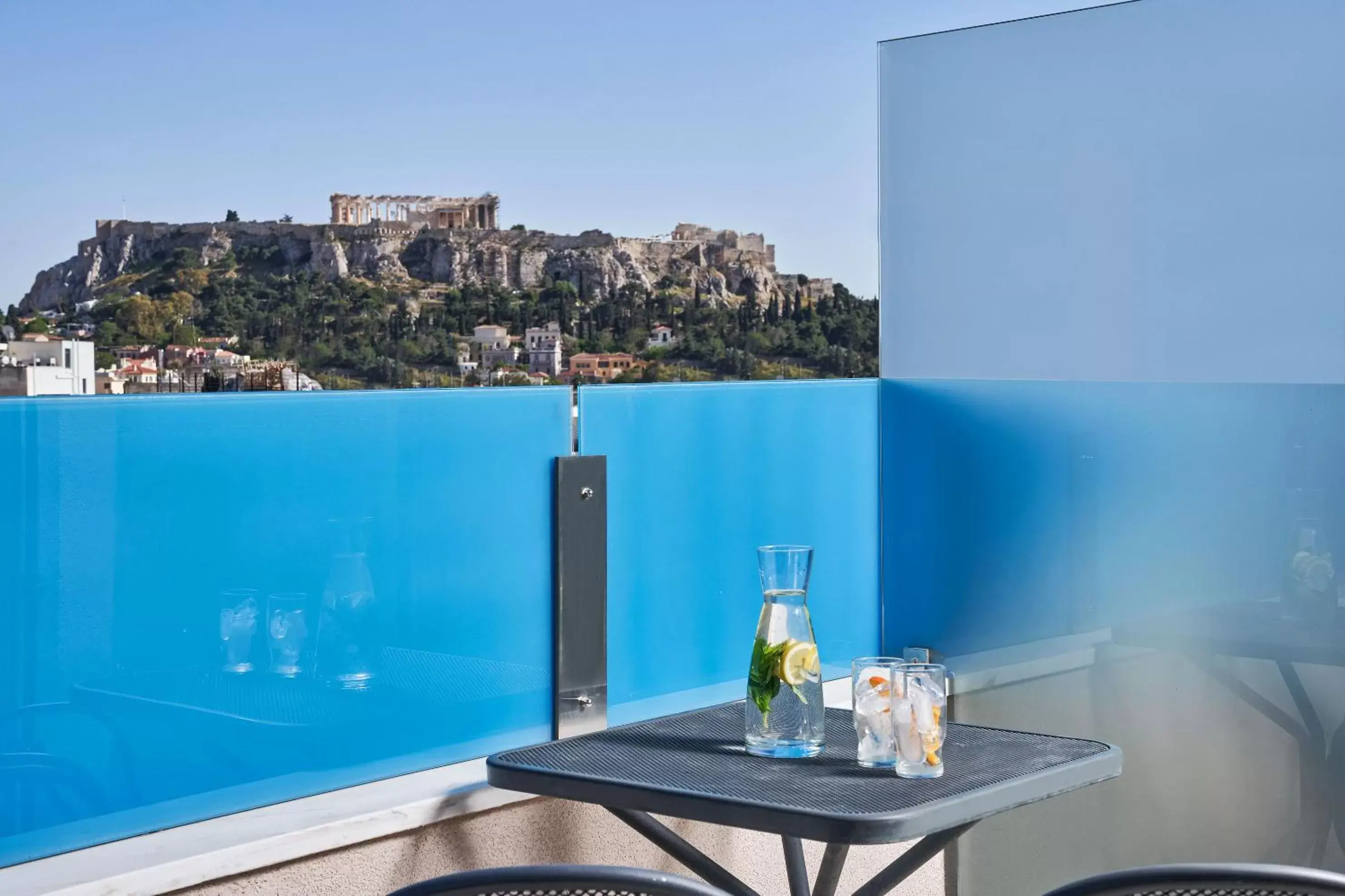 Balcony/Terrace, Drinks in Arion Athens Hotel