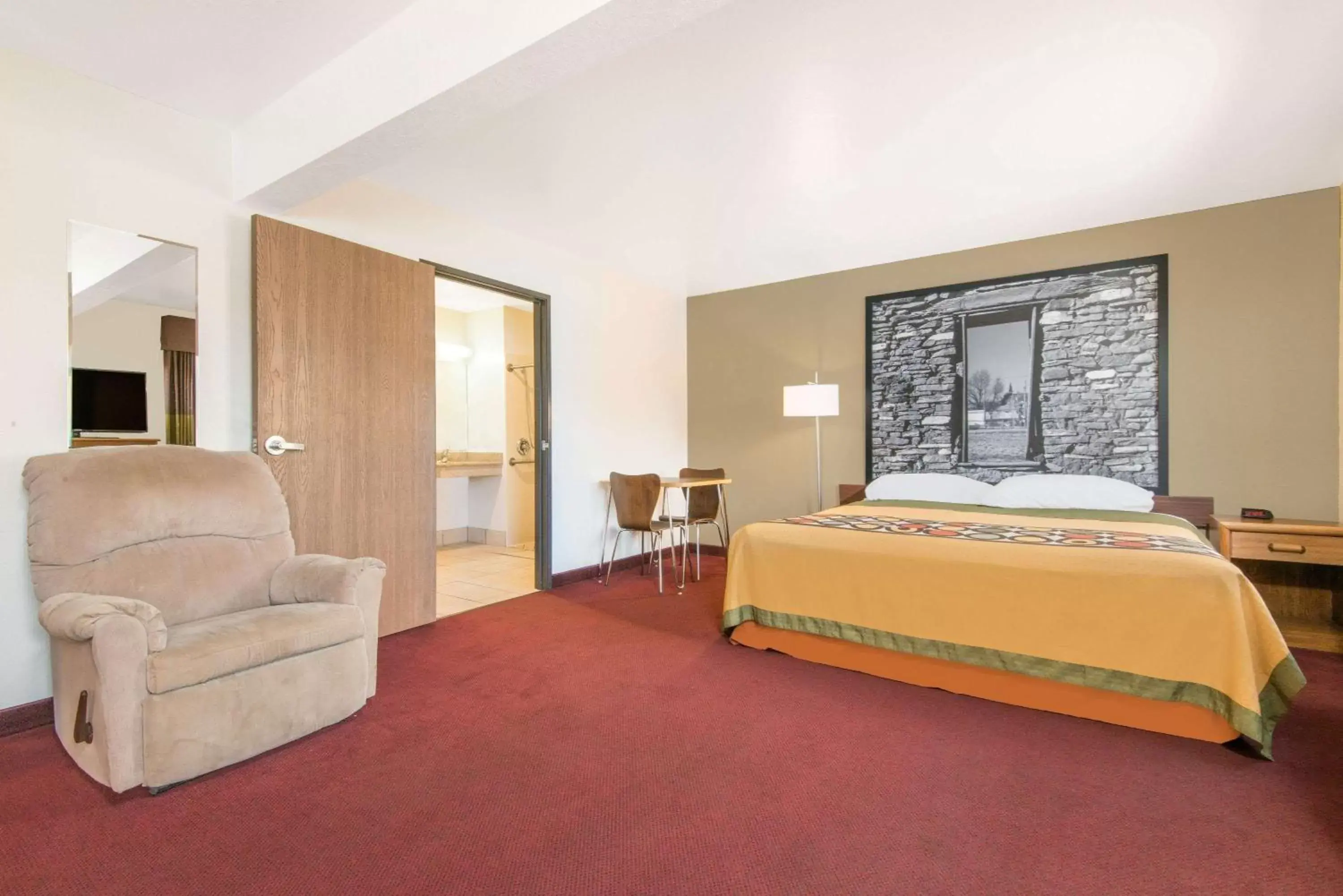 Photo of the whole room in Super 8 by Wyndham Santa Rosa