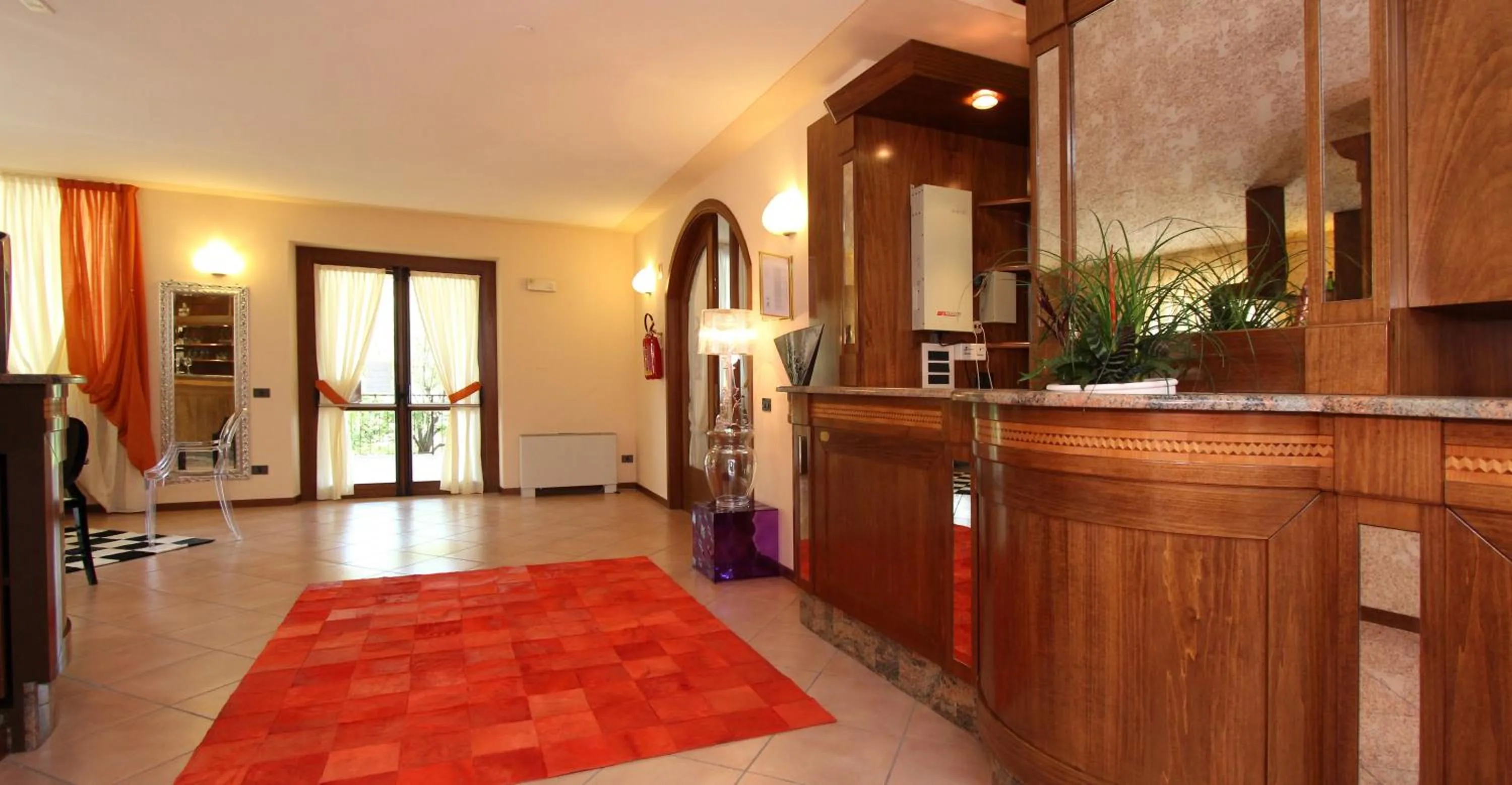 Lobby or reception in Hotel Garnì Al Poggio
