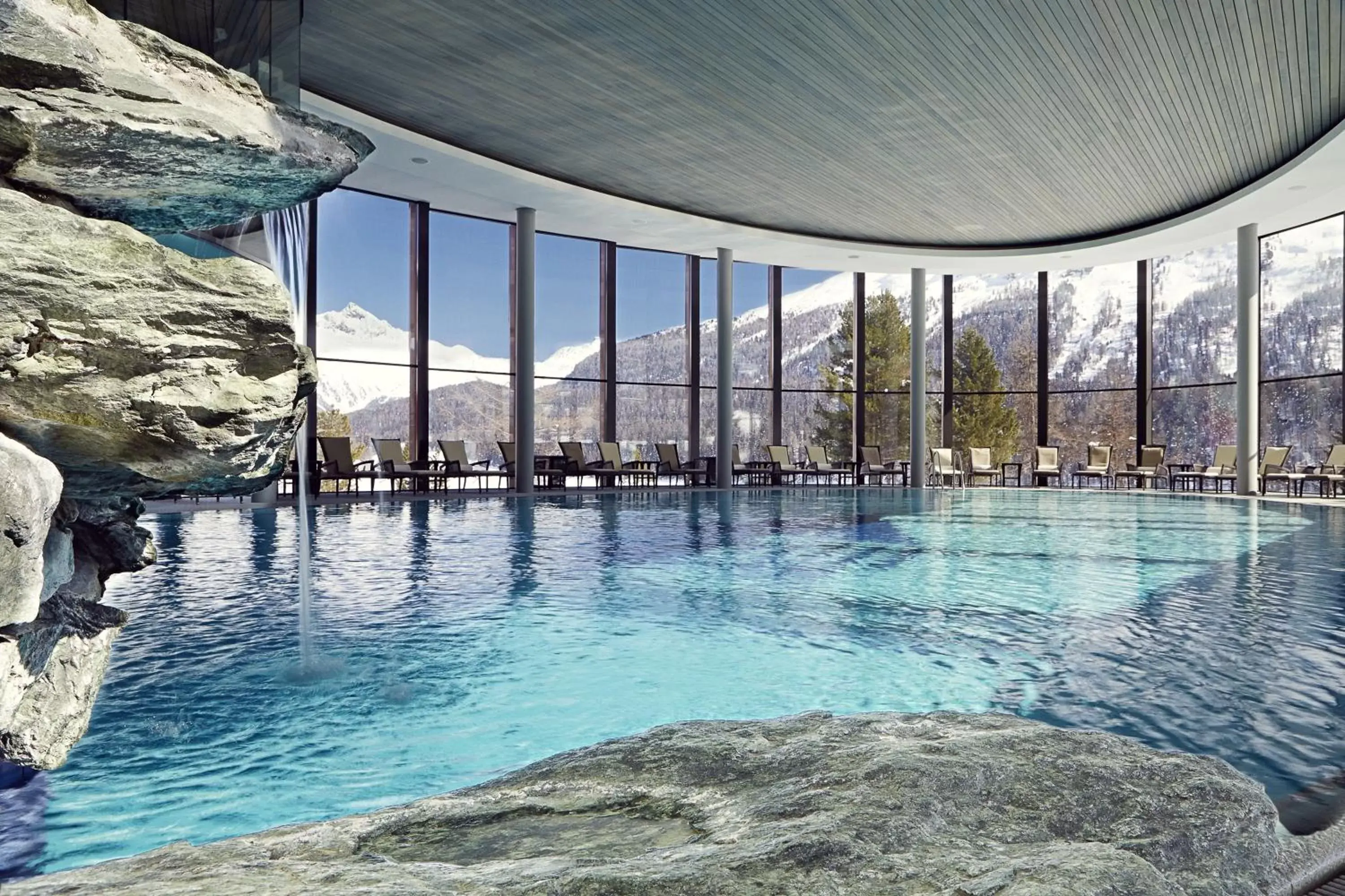 Spa and wellness centre/facilities, Swimming Pool in Badrutt's Palace Hotel St Moritz