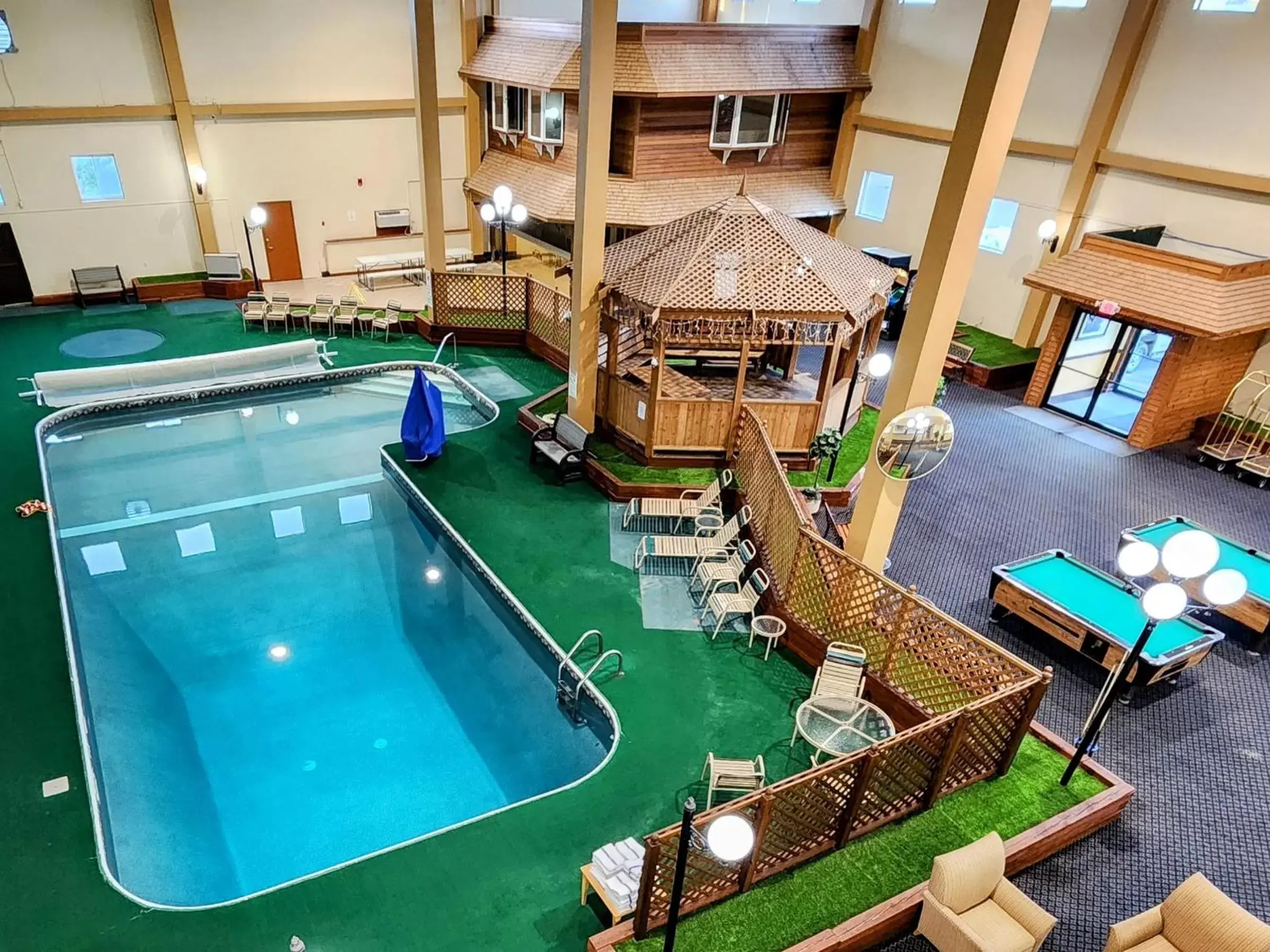 Pool View in Katahdin Inn & Suites