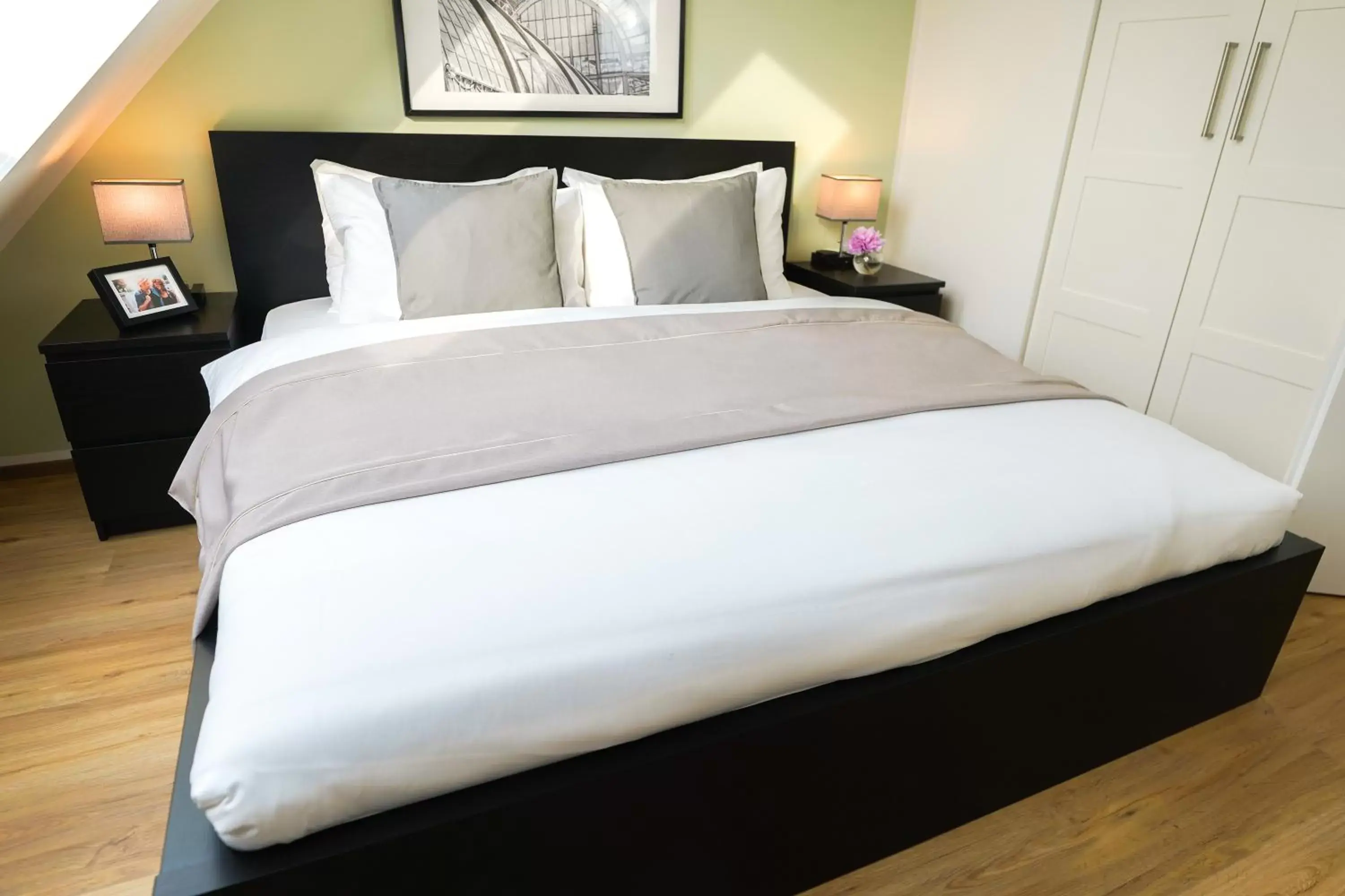 Bedroom, Bed in Citadines South Vienna Bedroom, Bed in Citadines South Vienna