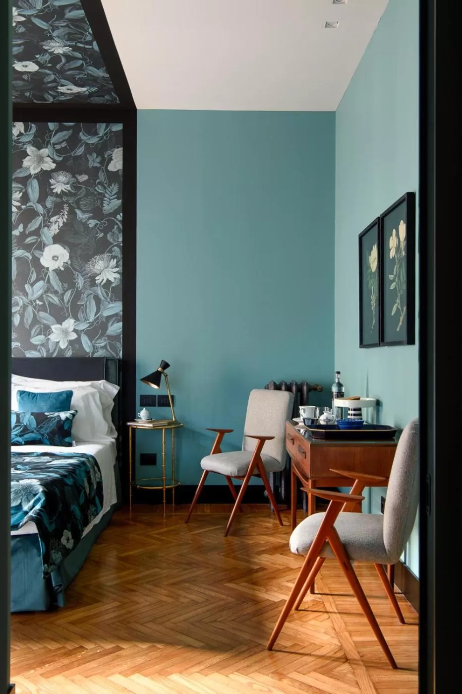 Bed in Velona's Jungle Luxury Suites