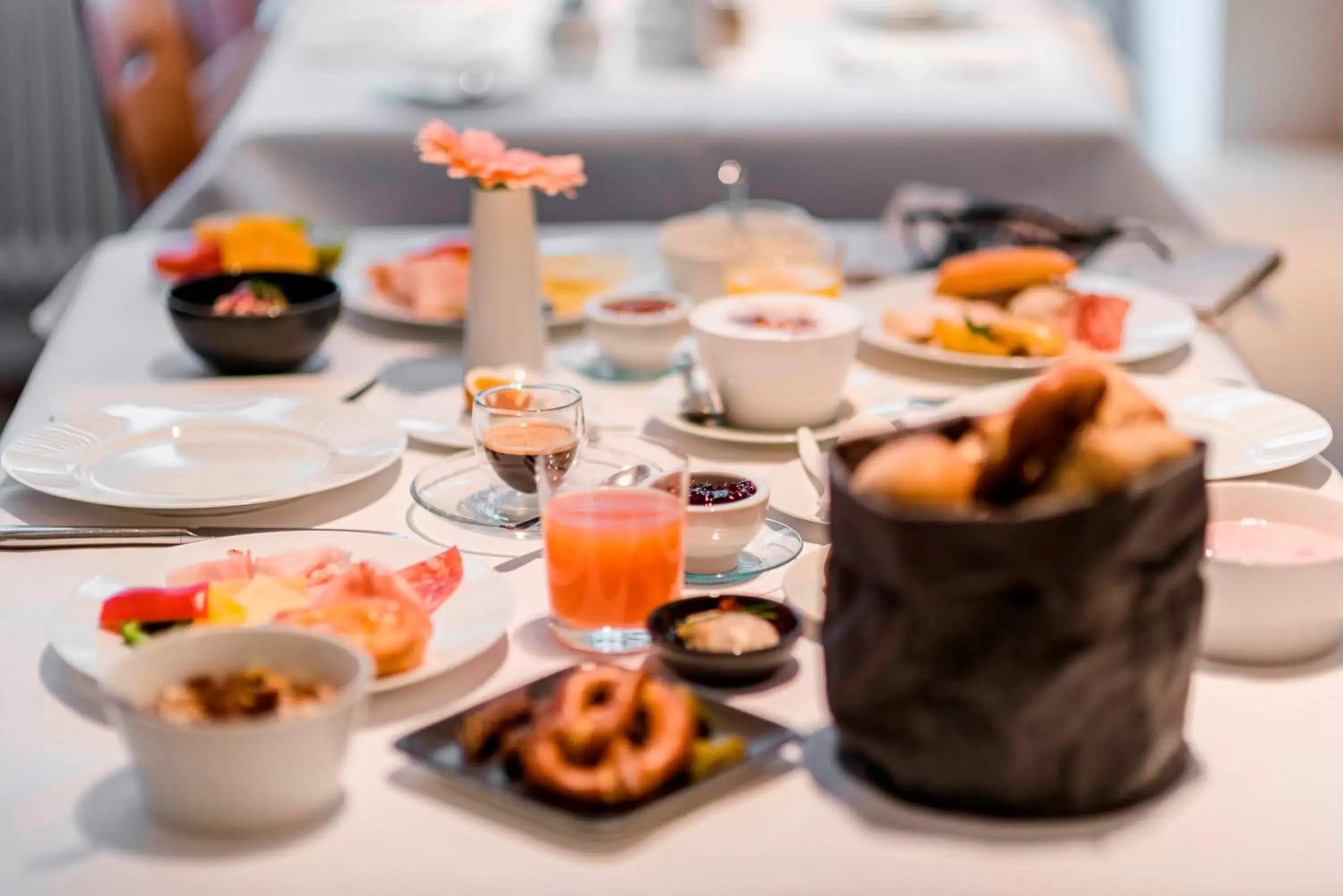 Food and drinks in Boutique Hotel Atrium München