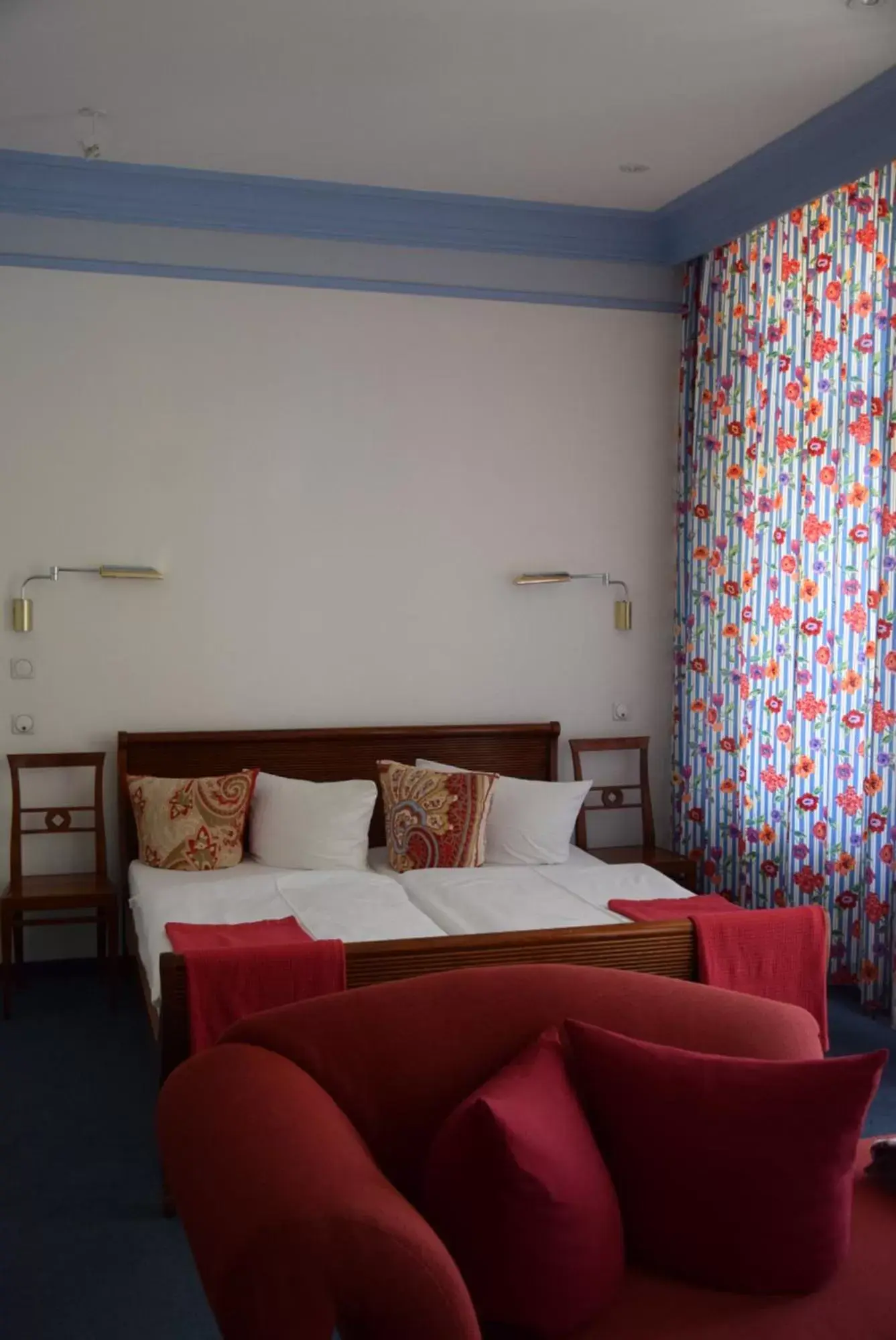 Bed in Hotel Villa Hentzel